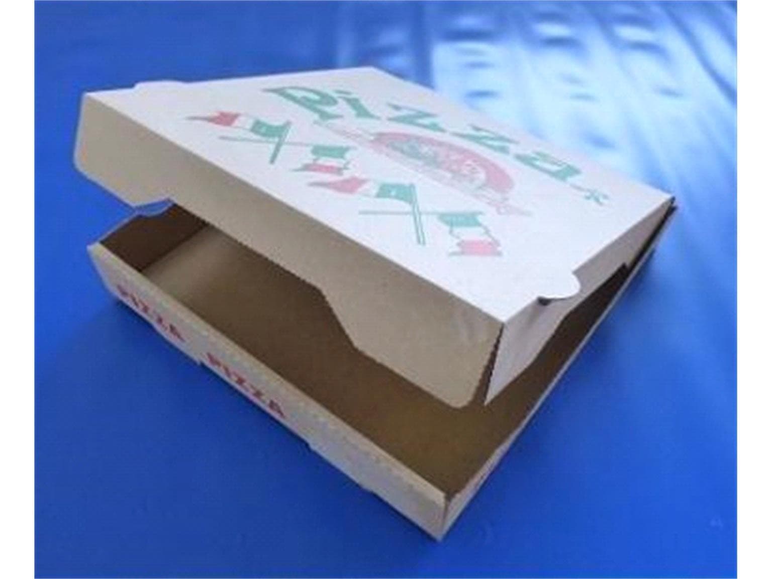Pizzakarton 24 x 24 x 4 cm Qualität Kraft 1209, Neutraldruck