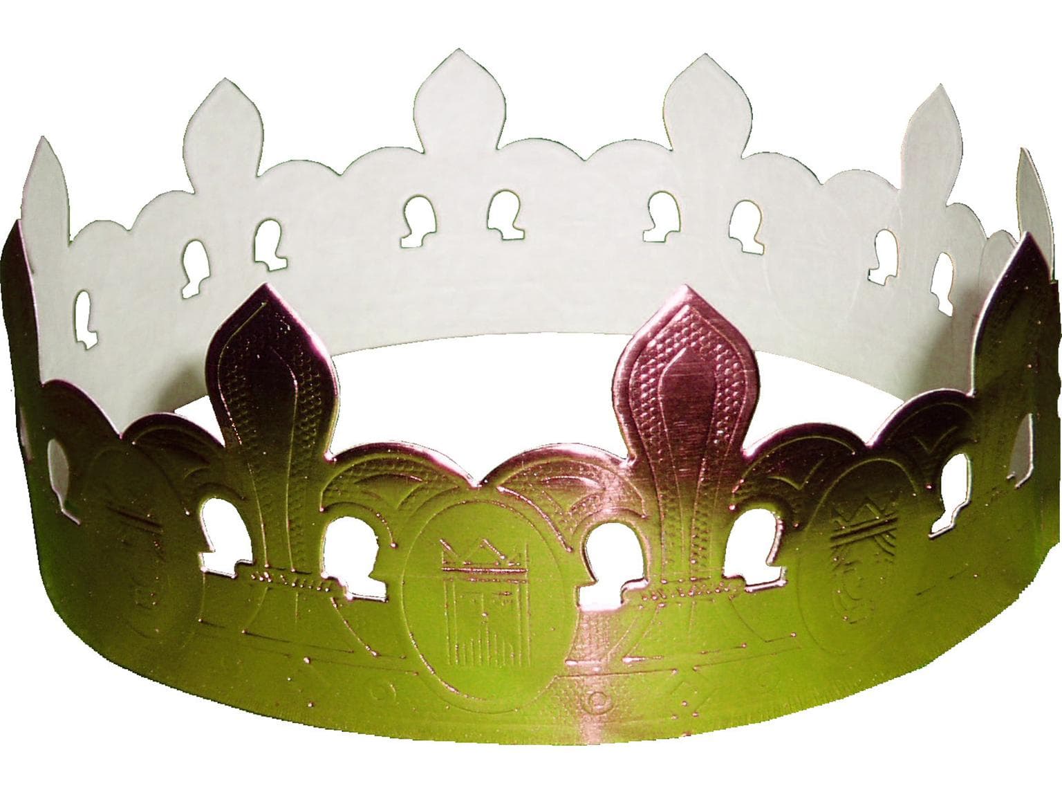 Königskronen gold, mit Hakenverschluss