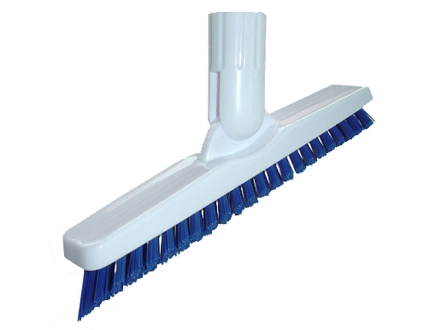 Fugenbürste 220 mm x 34 mm, mit blauen spitz zulaufenden PET-Borsten, Körper PP