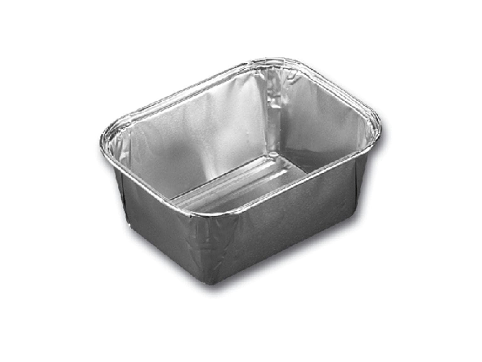 Aluschalen 250 ml, 108 x 83 x 42 mm rechteckig (Deckel nicht erhältlich)