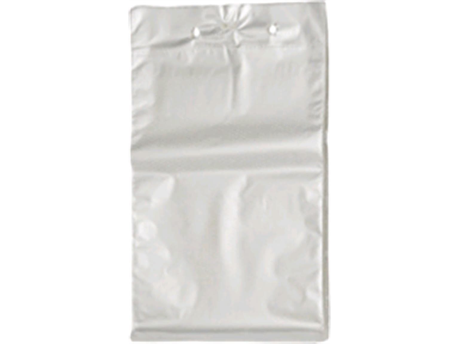 Brötchenbeutel 9 x 20 + 4 cm, geblockt zu 100 Stück, perforiert, transparent