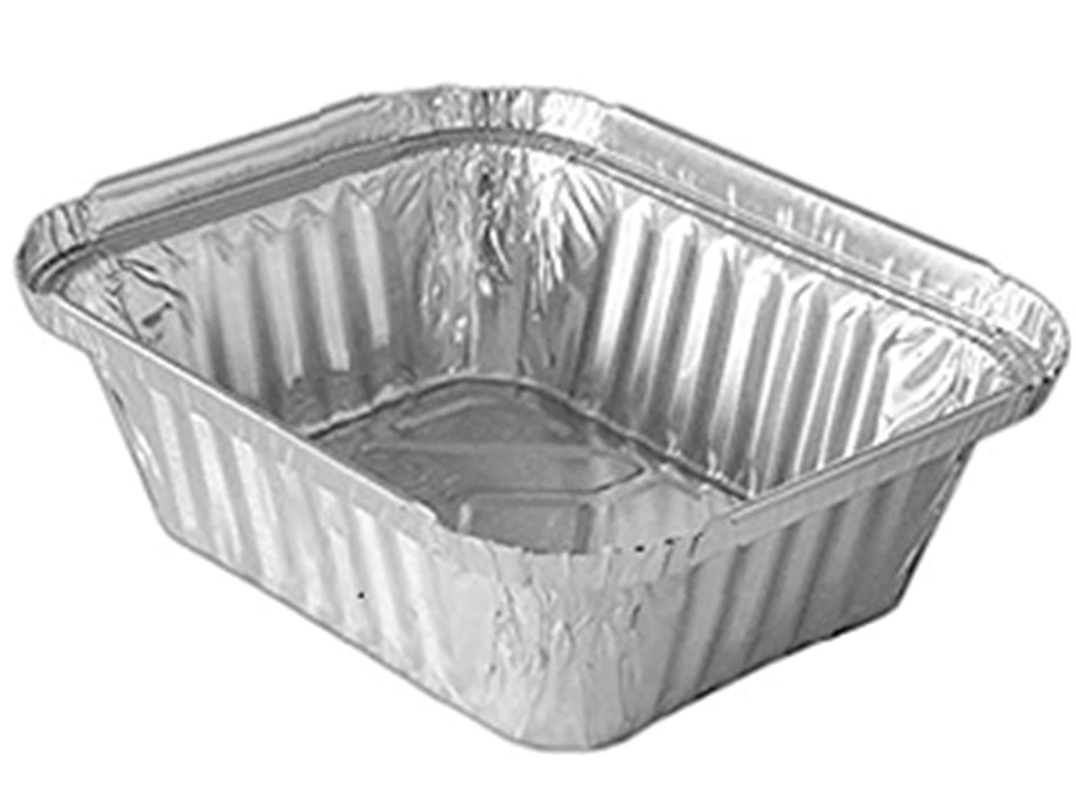 Aluschalen 450 ml, 146 x 121 x 40 mm rechteckig