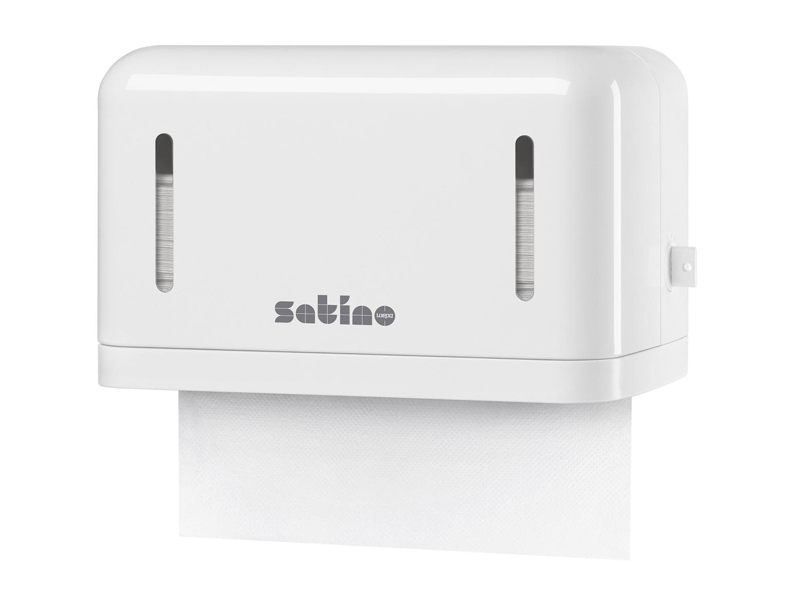 Falthandtuchspender Professional, weiss, B 270 x H 163 x T 147 mm, für alle