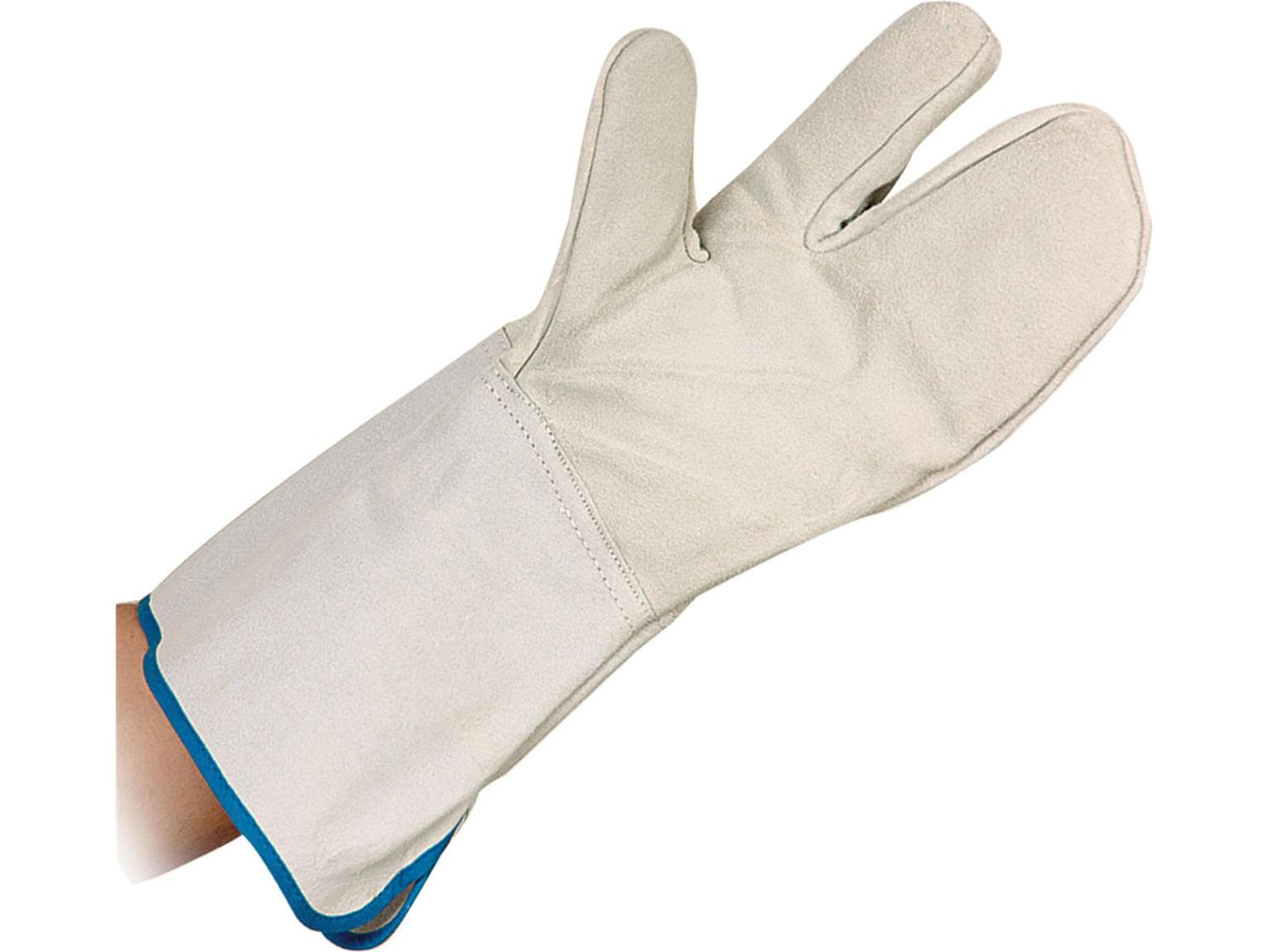 3-Finger-Hitzehandschuh Coolman grau, 36 cm