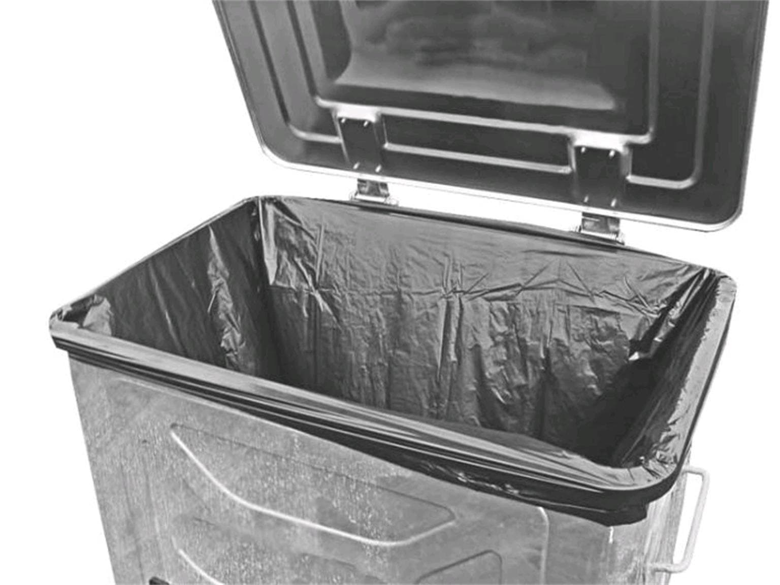 LDPE-Containereinlagen 800 Lt. schwarz 1150/750/1500 mm; 32 my