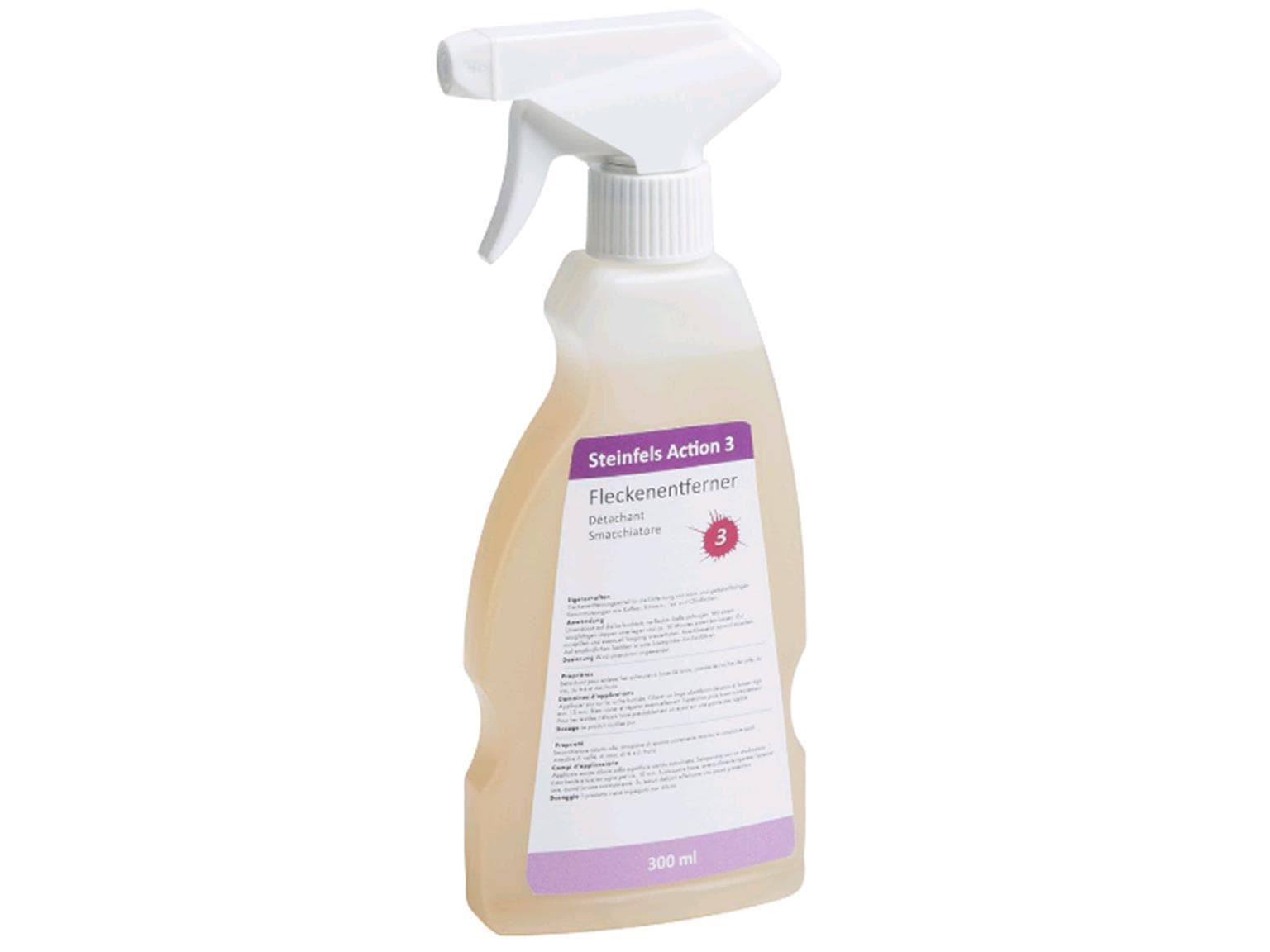 Fleckentferner, Action 3, gegen gerb- stoff- und taninhaltige Verfleckungen