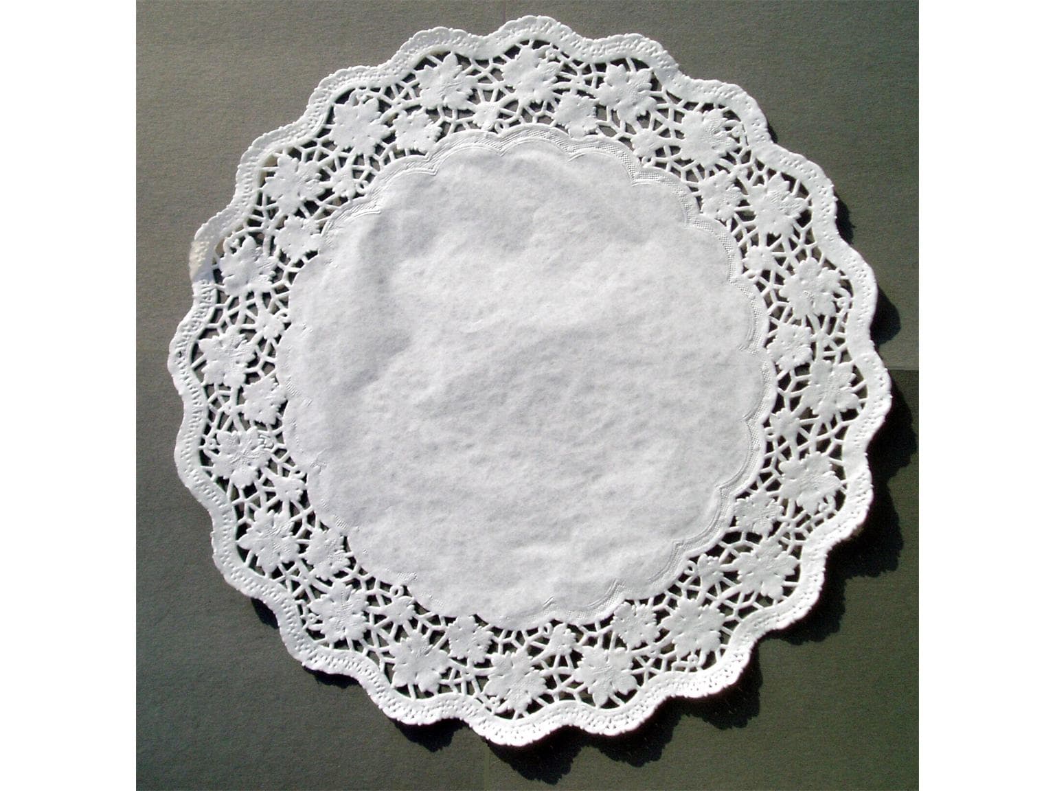 Tortenspitzen ø 10 cm rund, hochweiss