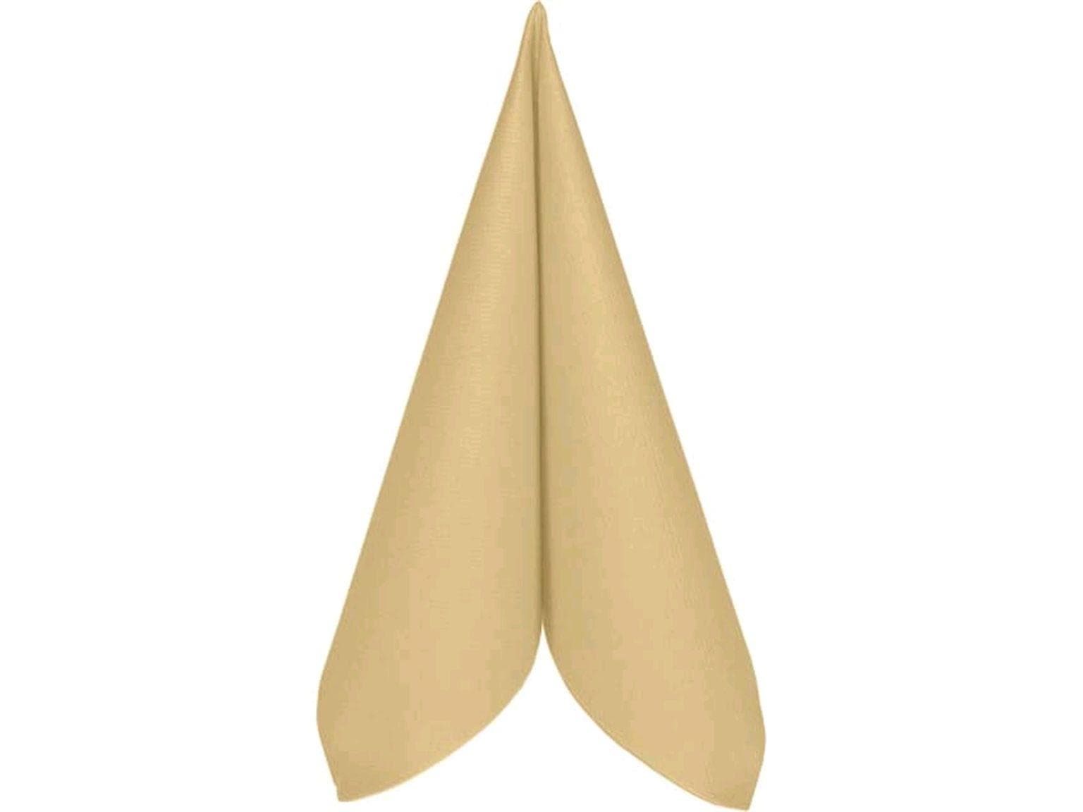 Servietten Airlaid, 40 x 40 cm, 1/4 Falz, creme