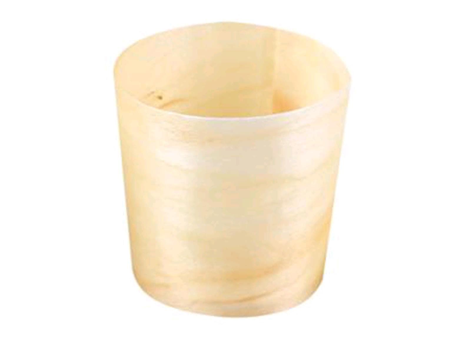 Schale aus Pinienholz rund, ø 4.5 cm, Höhe 4.5 cm, natur