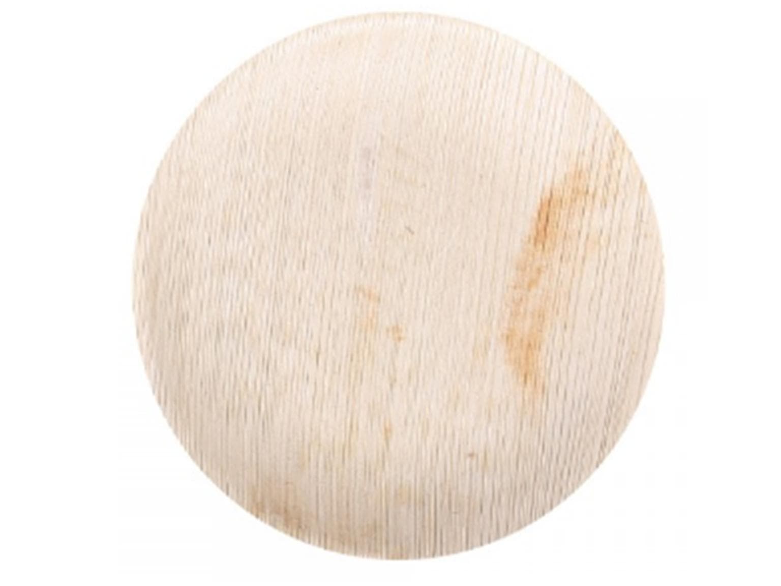 Palmblatt Teller rund, ø 20 cm, Höhe 2 cm