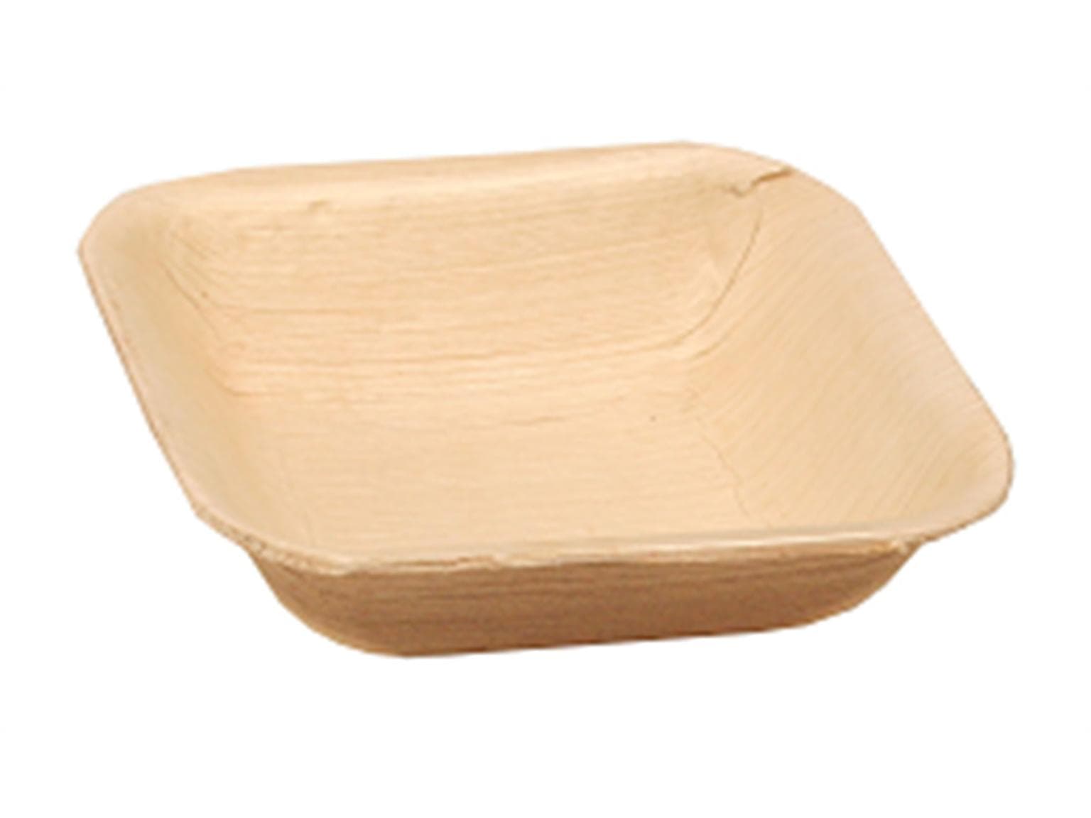 Palmblatt Schale eckig, 10 x 10 x 1.8 cm 80 ml