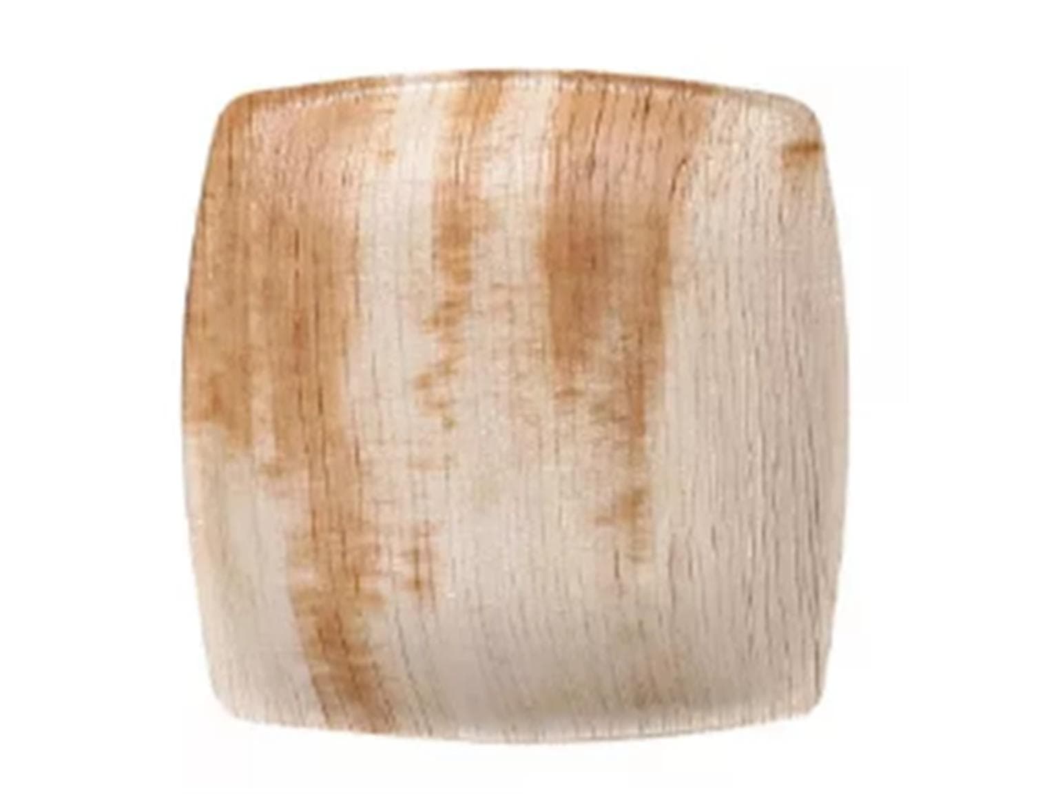 Palmblatt Teller quadratisch, 20 x 20 cm Höhe 1.8 cm