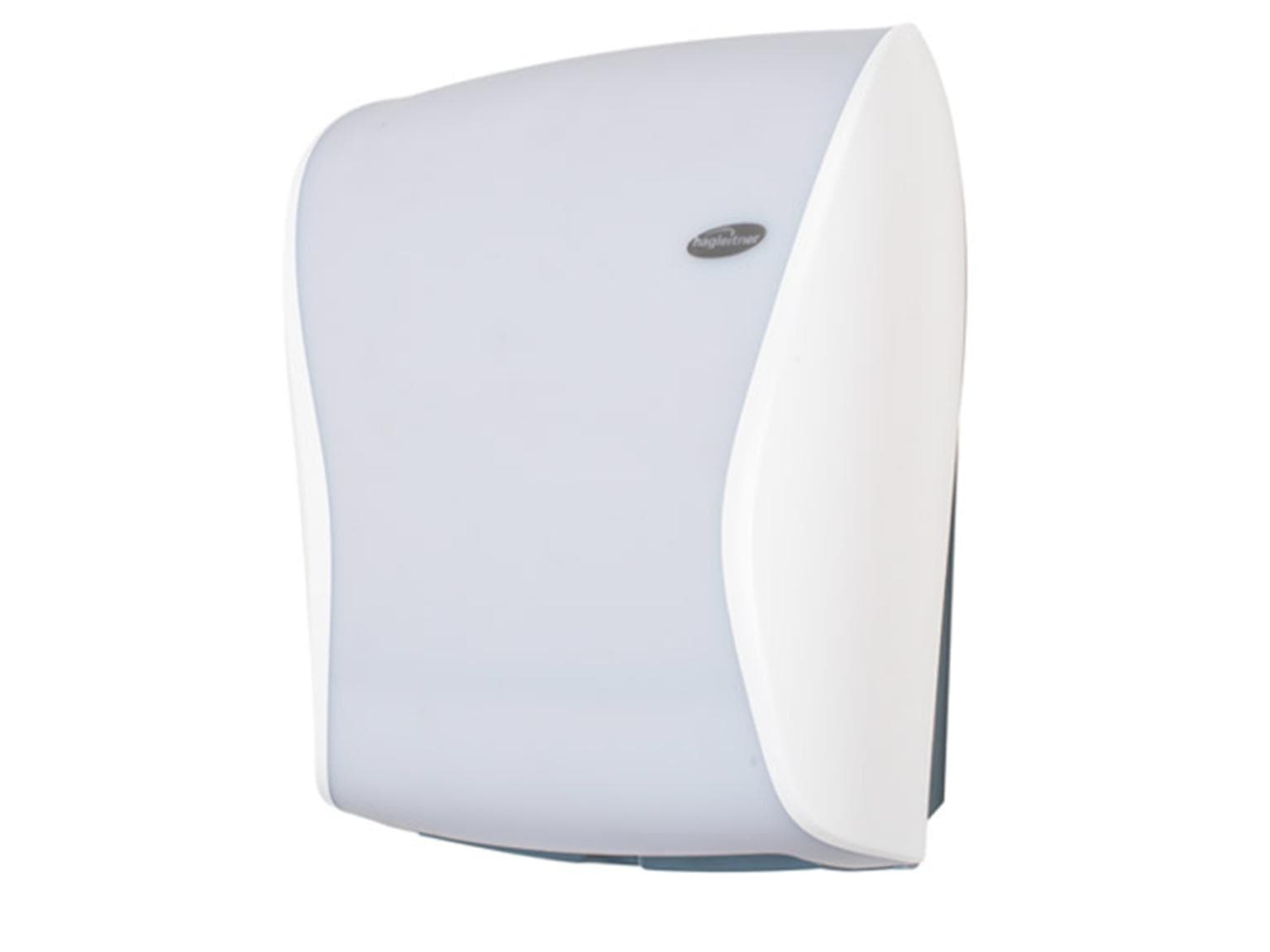 Falthandtuchspender XIBU MULTIFOLD B336 x H395 x T148 mm, weiss