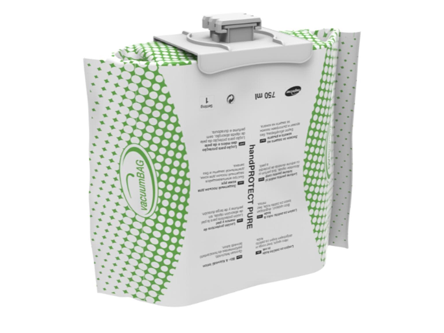 Handschutzlotion handPROTRECT PURE schnell einziehend. Hinterlässt einen