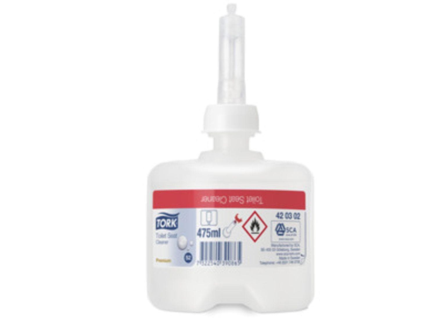 Toilettensitzreiniger Tork Premium (S2) 475 ml Flacon, farblos, dermatologisch