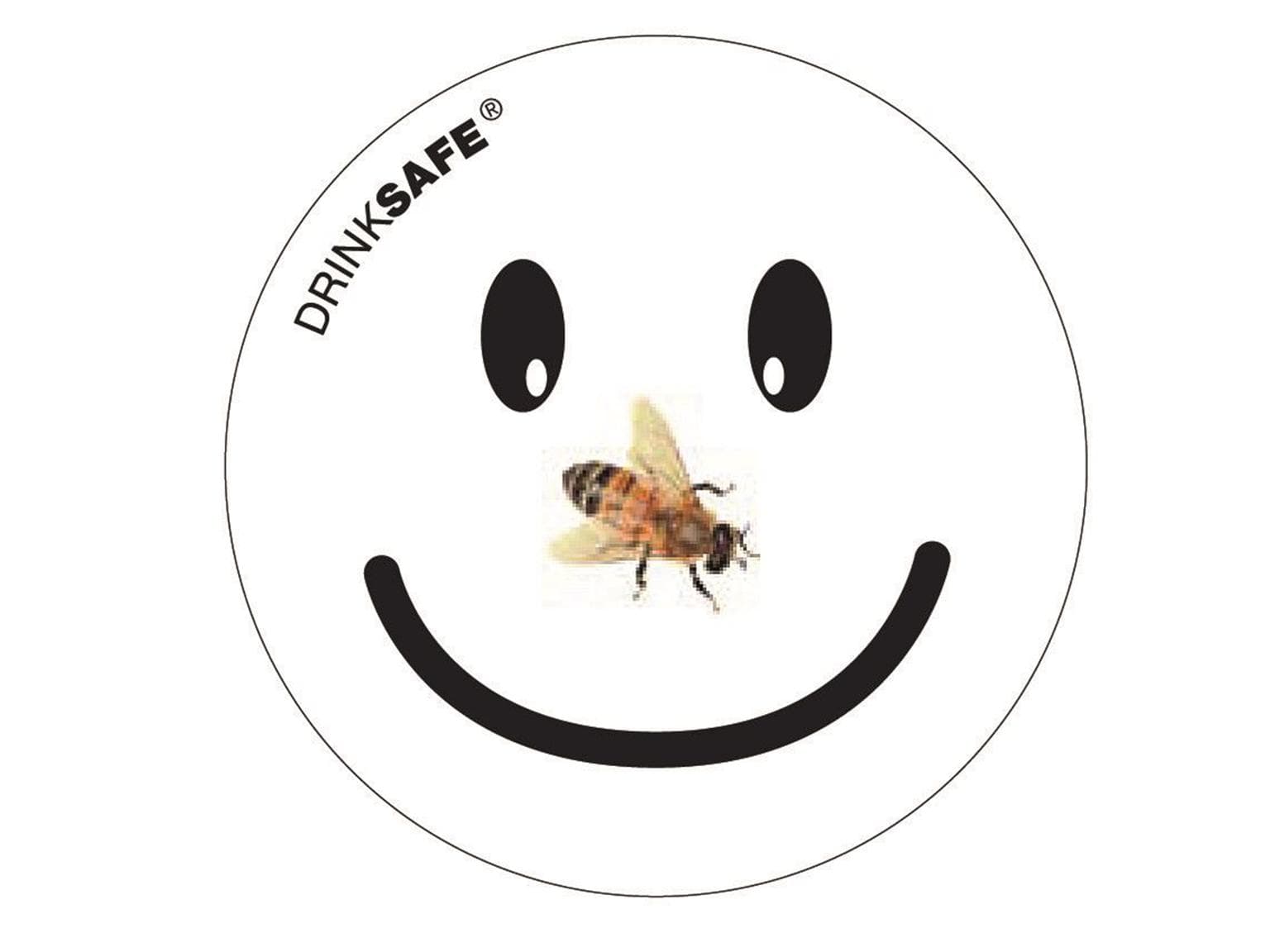 Papier Caps rund Ø 74 mm Drink Safe, aus Mattkarton