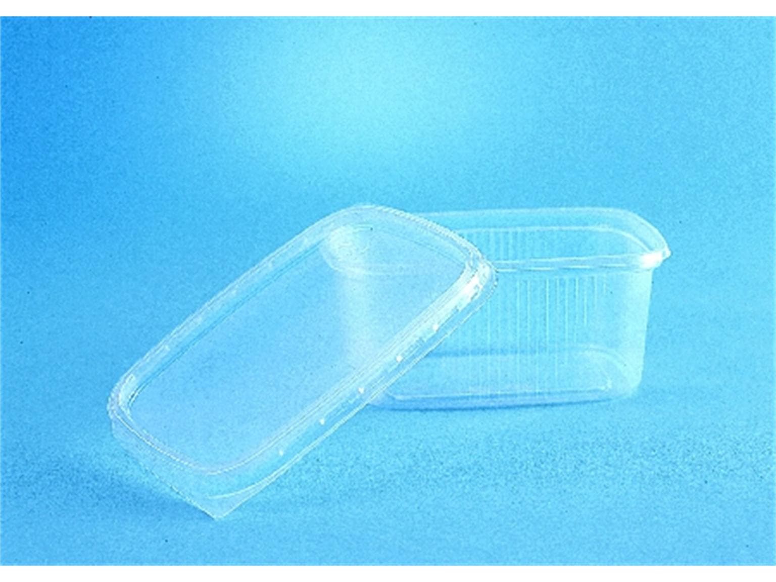 Deckel 108 x 82 mm eckig, transparent,PP zu Verpackungsbecher 46314, 46315, 46316