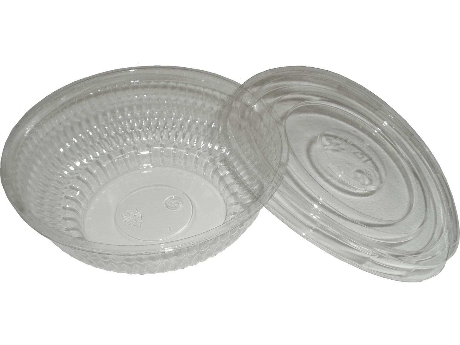 Deckel zu Salatschalen Art. 46852 flach, rund, transparent