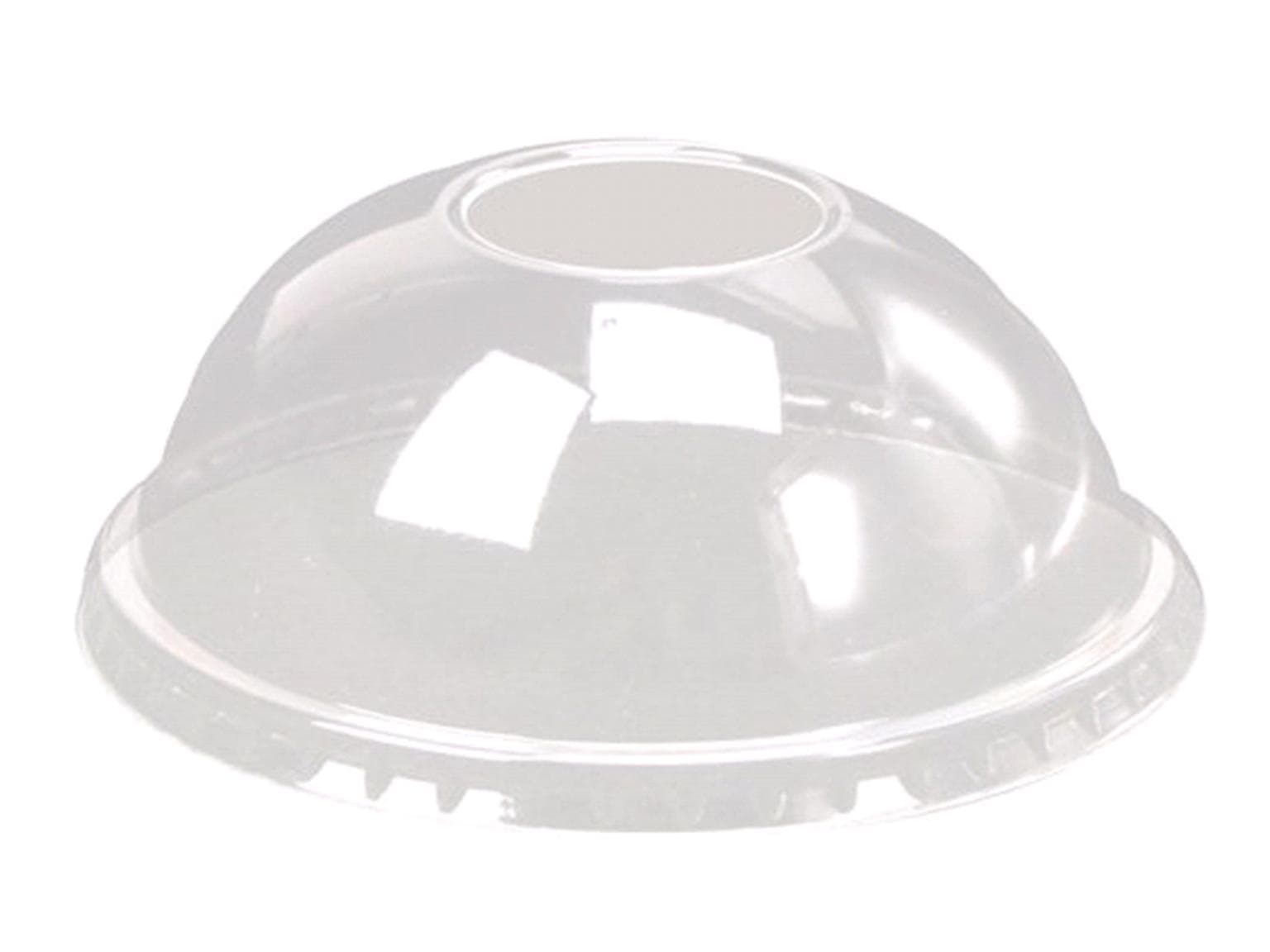Dom-Deckel aus PET transparent, recycelbar, passend zu Eisbecher 290 ml