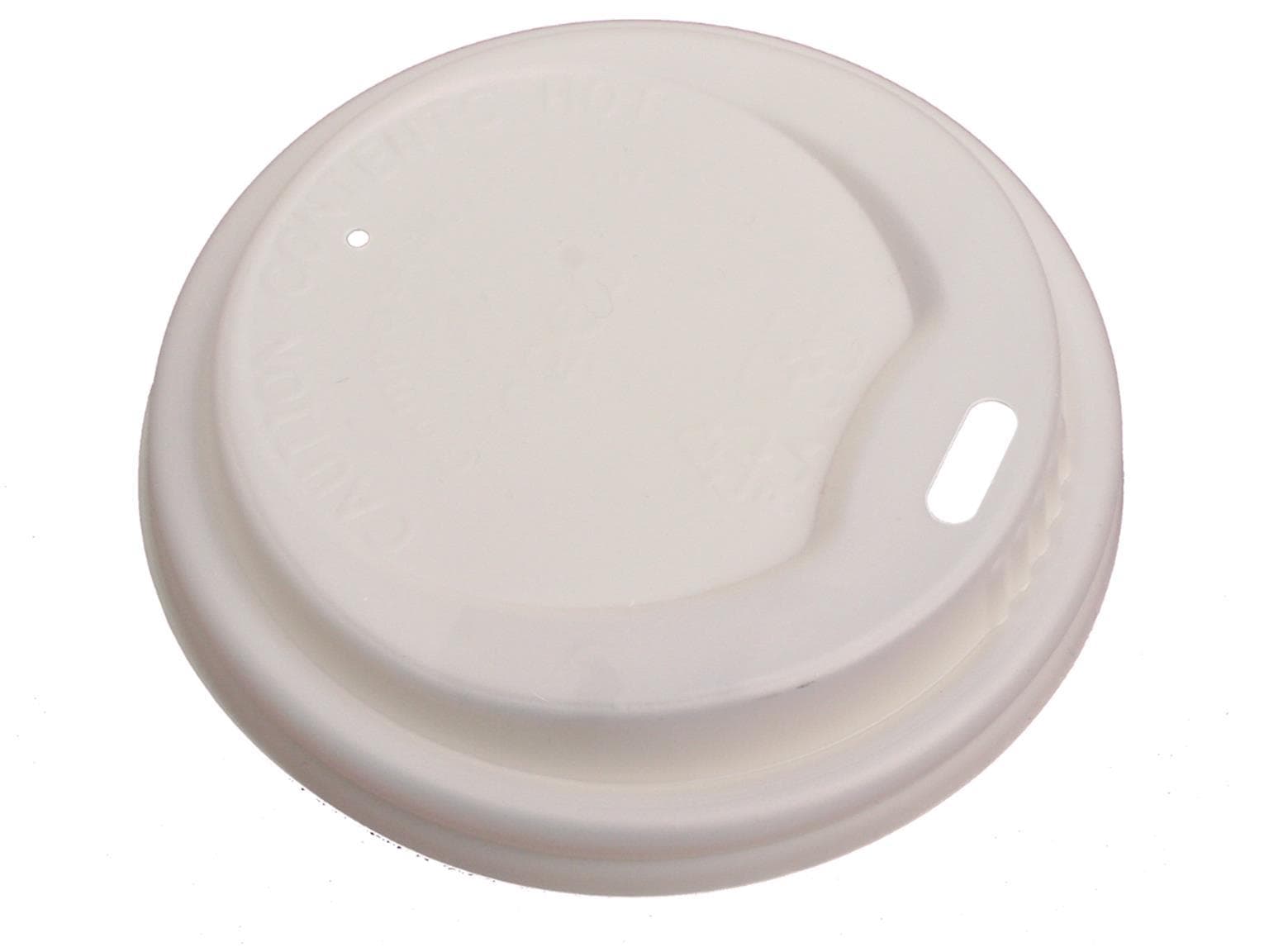 Bio Deckel weiss, aus CPLA, passend zu Bio Kaffeebecher 3 dl und 4 dl