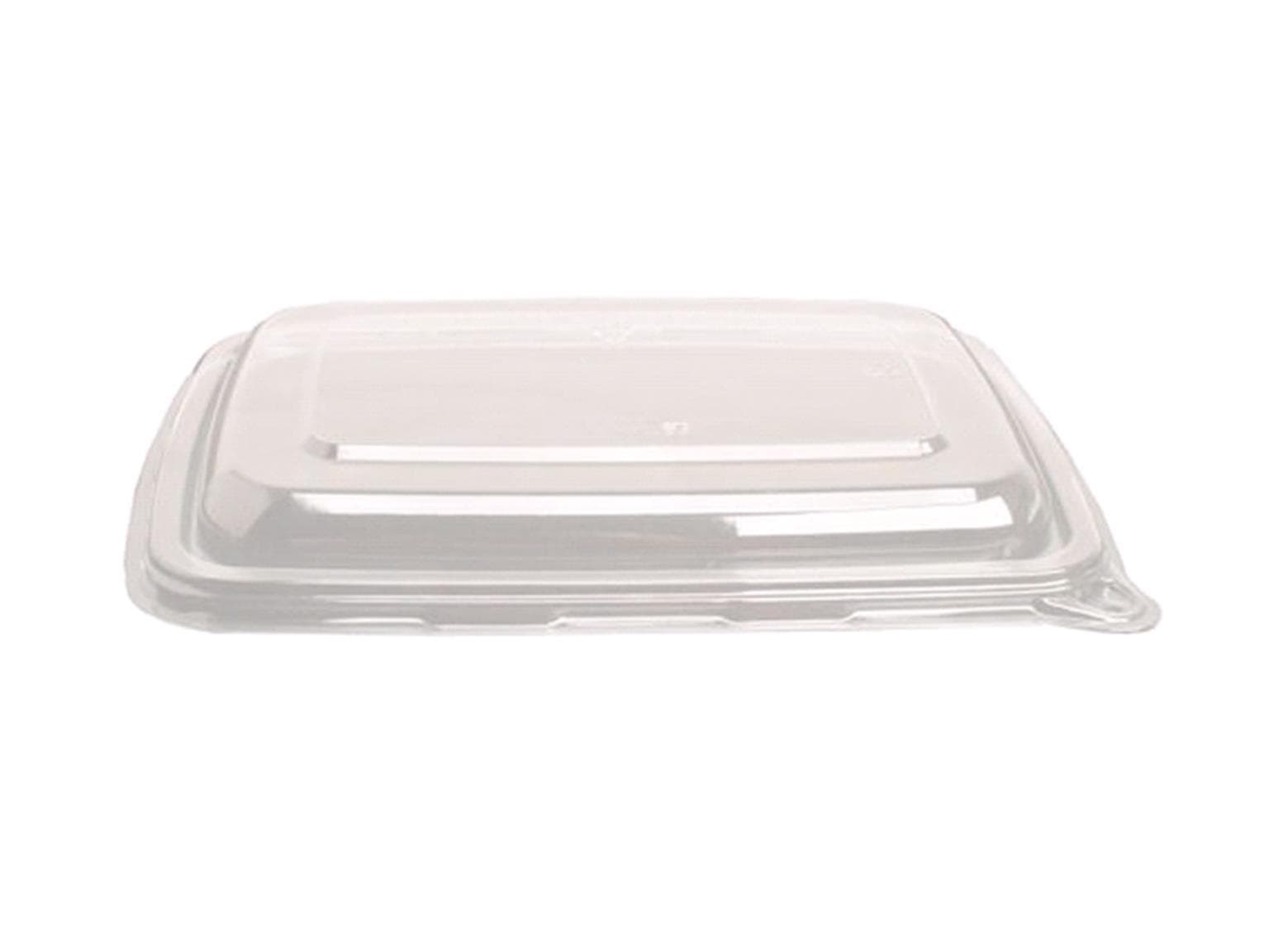 Deckel aus R-PET transparent, passend zu Salatschale aus Bagasse (Art.4846136)