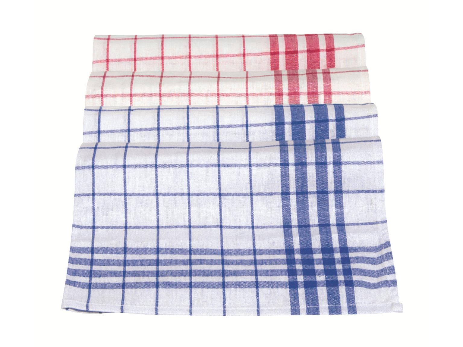 Geschirrtücher Dessin 300, 50 x 70 cm 100% Baumwolle, blau weiss kariert