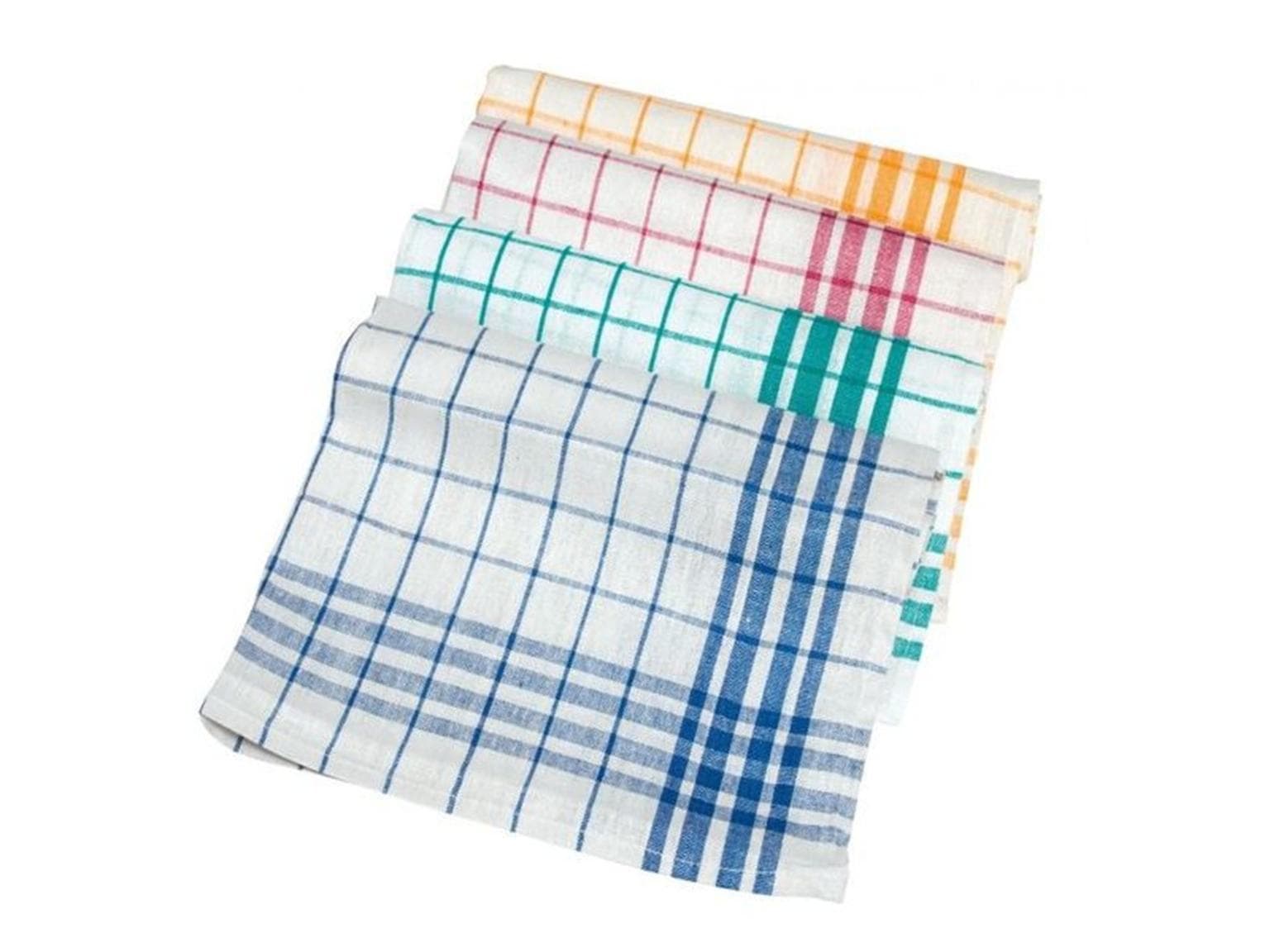 Geschirrtuch 1221, 50 x 70 cm blau/weiss kariert, 100% Baumwolle