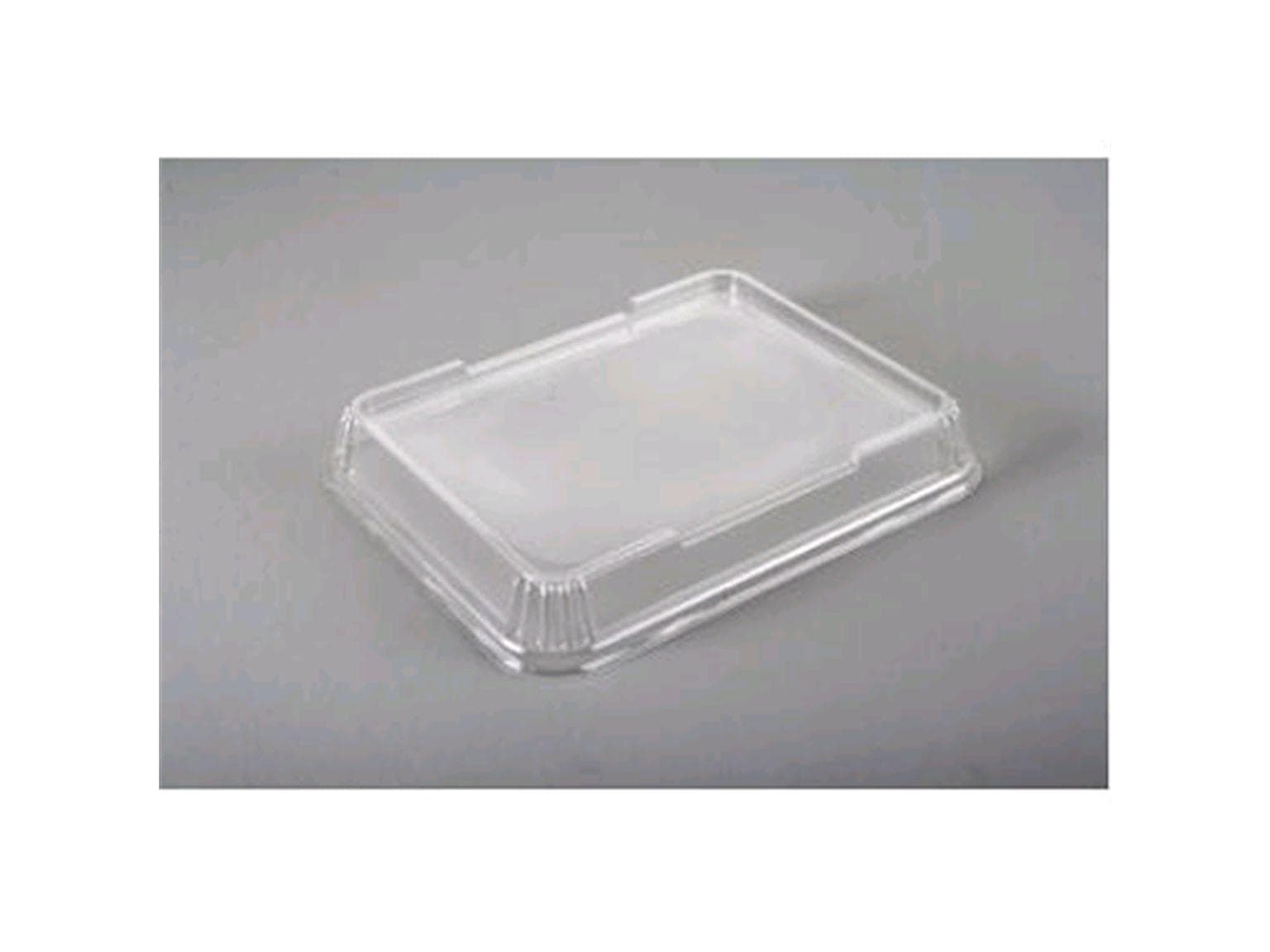 Deckel transparent APET, 227 x 178 mm, Dom, zu CPET Menuschalen 502042 +