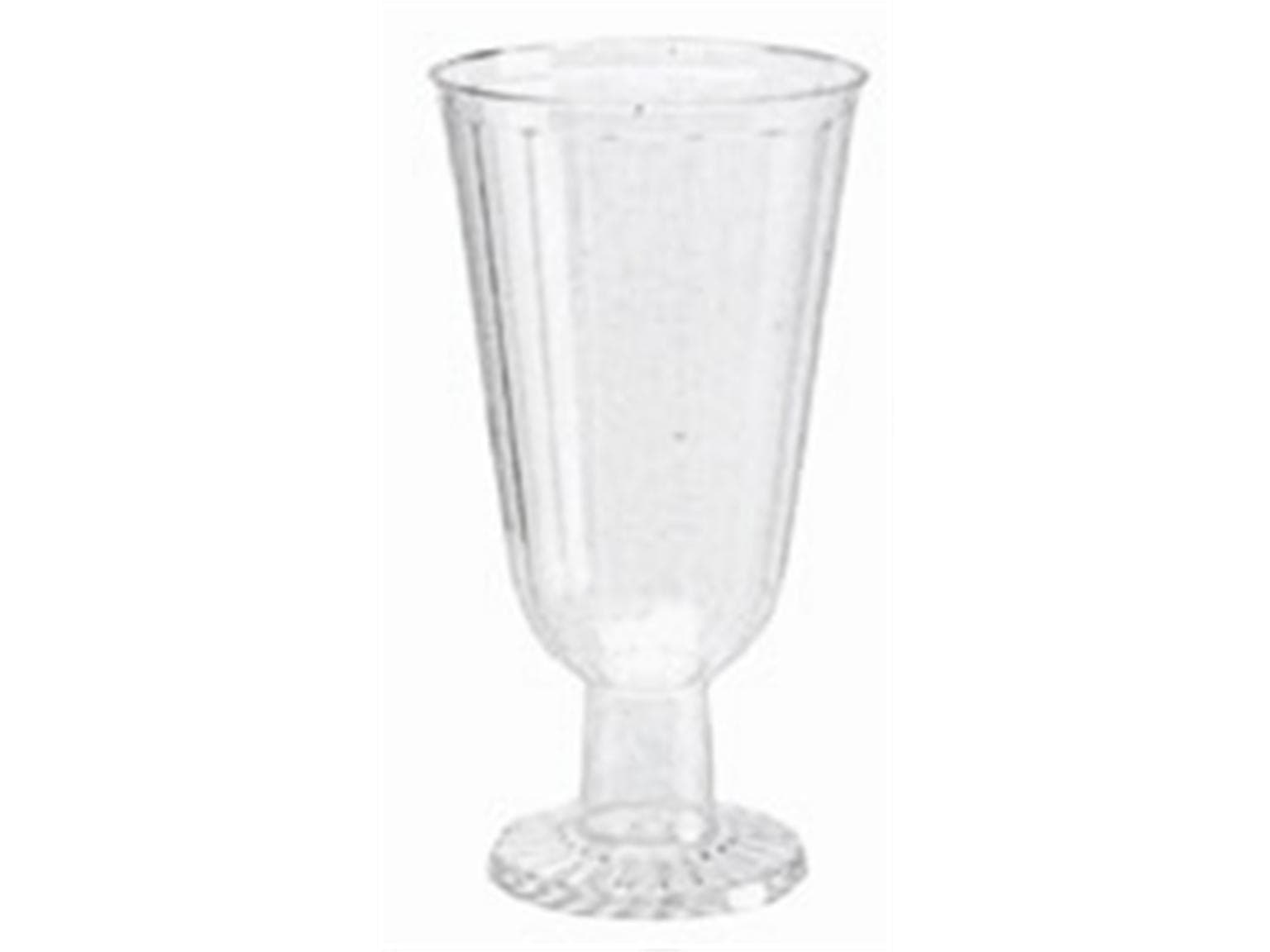 Kaffee-Fertig-Glas glasklar, 2,5 dl aus Kunststoff PS, mit Fuss