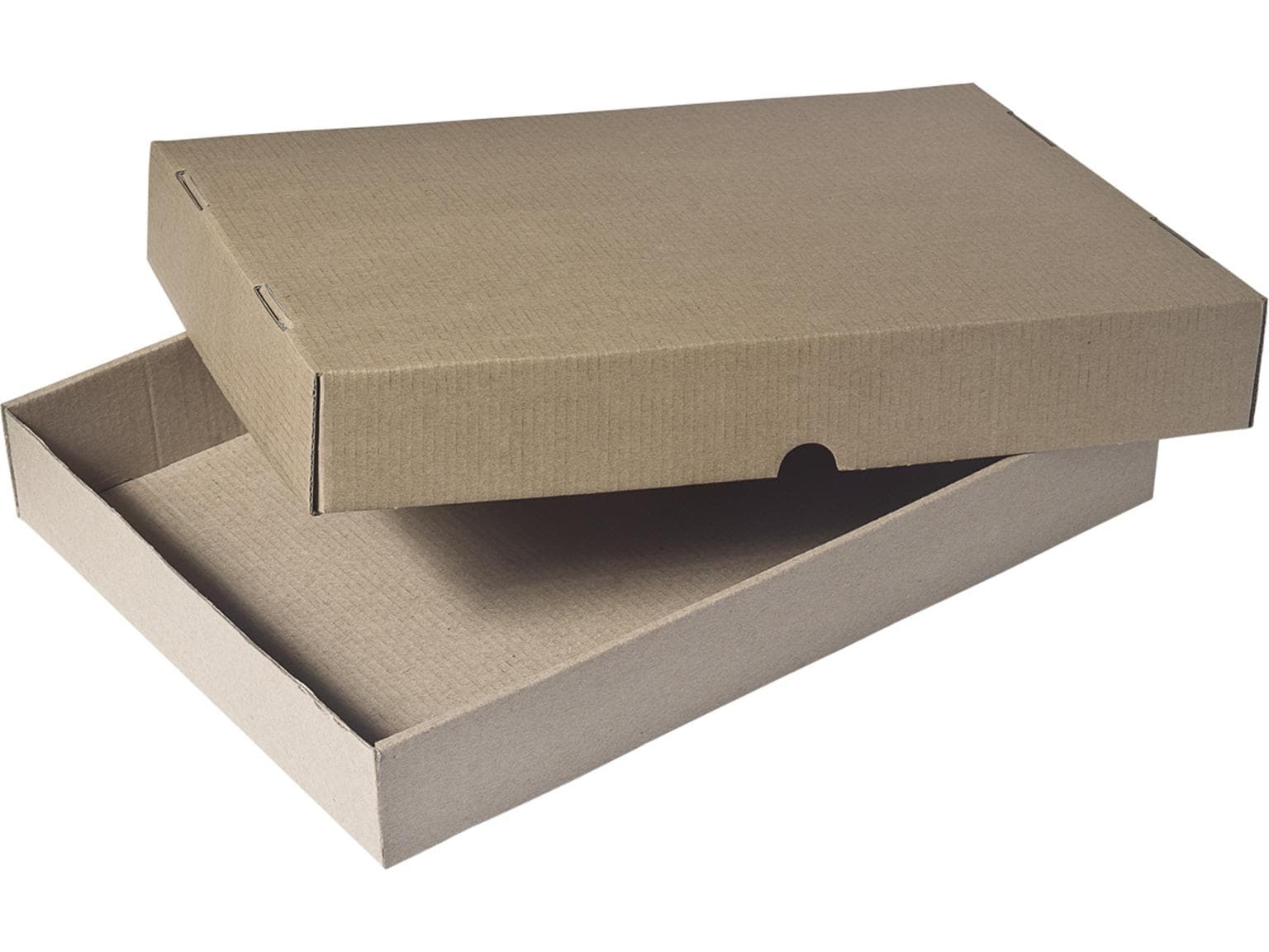 Stulpschachteln A5, 21.5 x 15 x 4.5 cm, Qualität 6.78 E, Bund à 50 Boden+Deckel