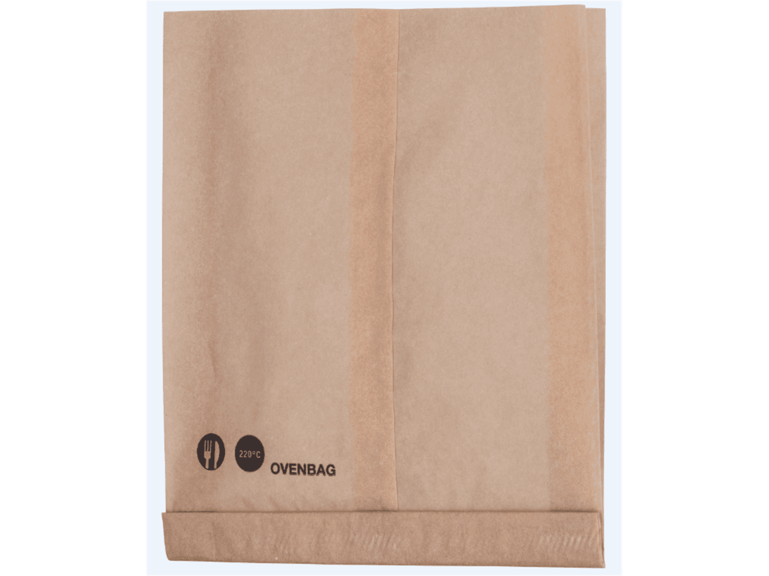 Seitenfaltenbeutel OVENBAG, braun 170 x 40 x 160 mm, hitzebeständig