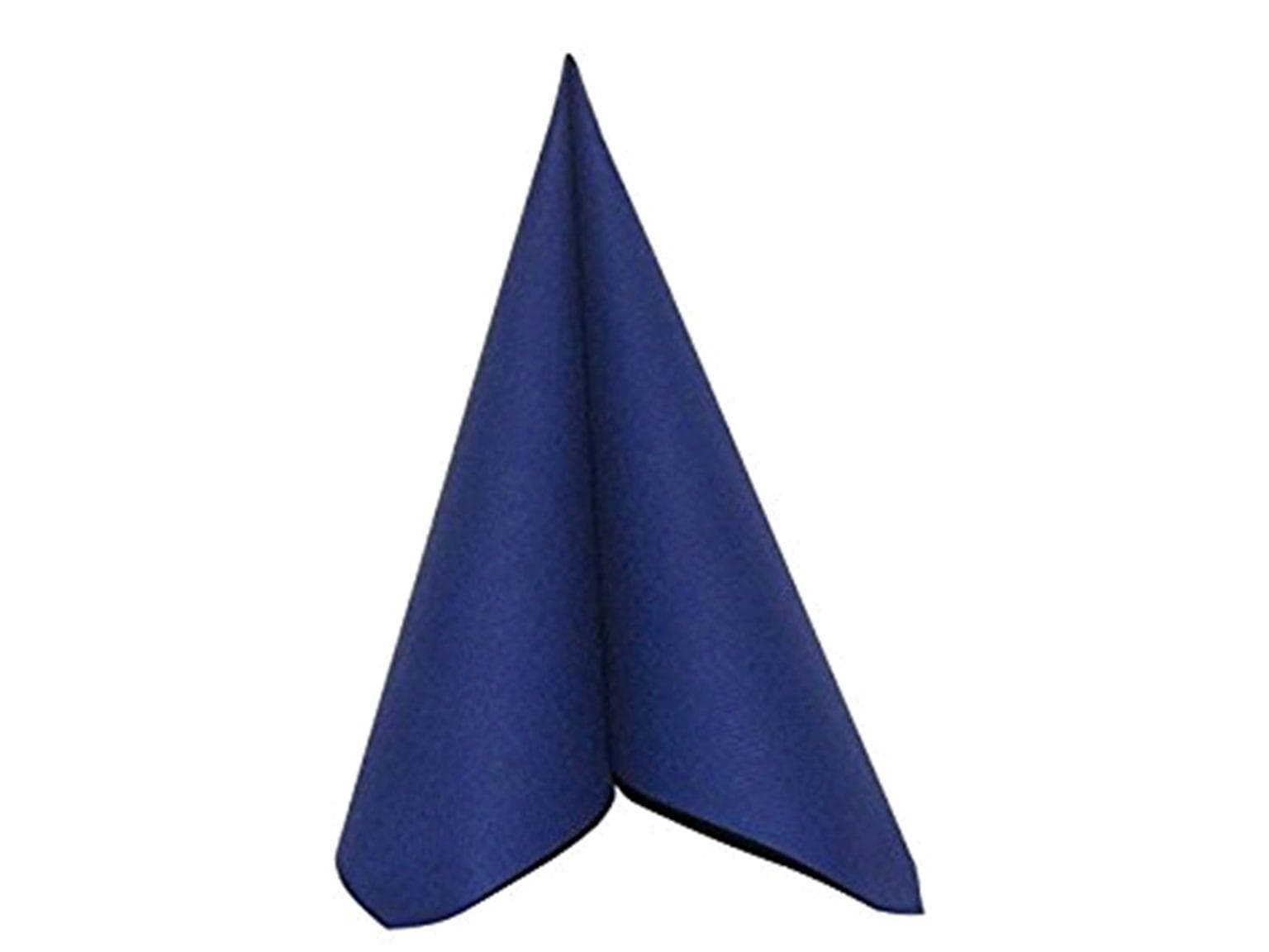 Servietten Airlaid, 40 x 40 cm, 1/4 Falz, royalblau