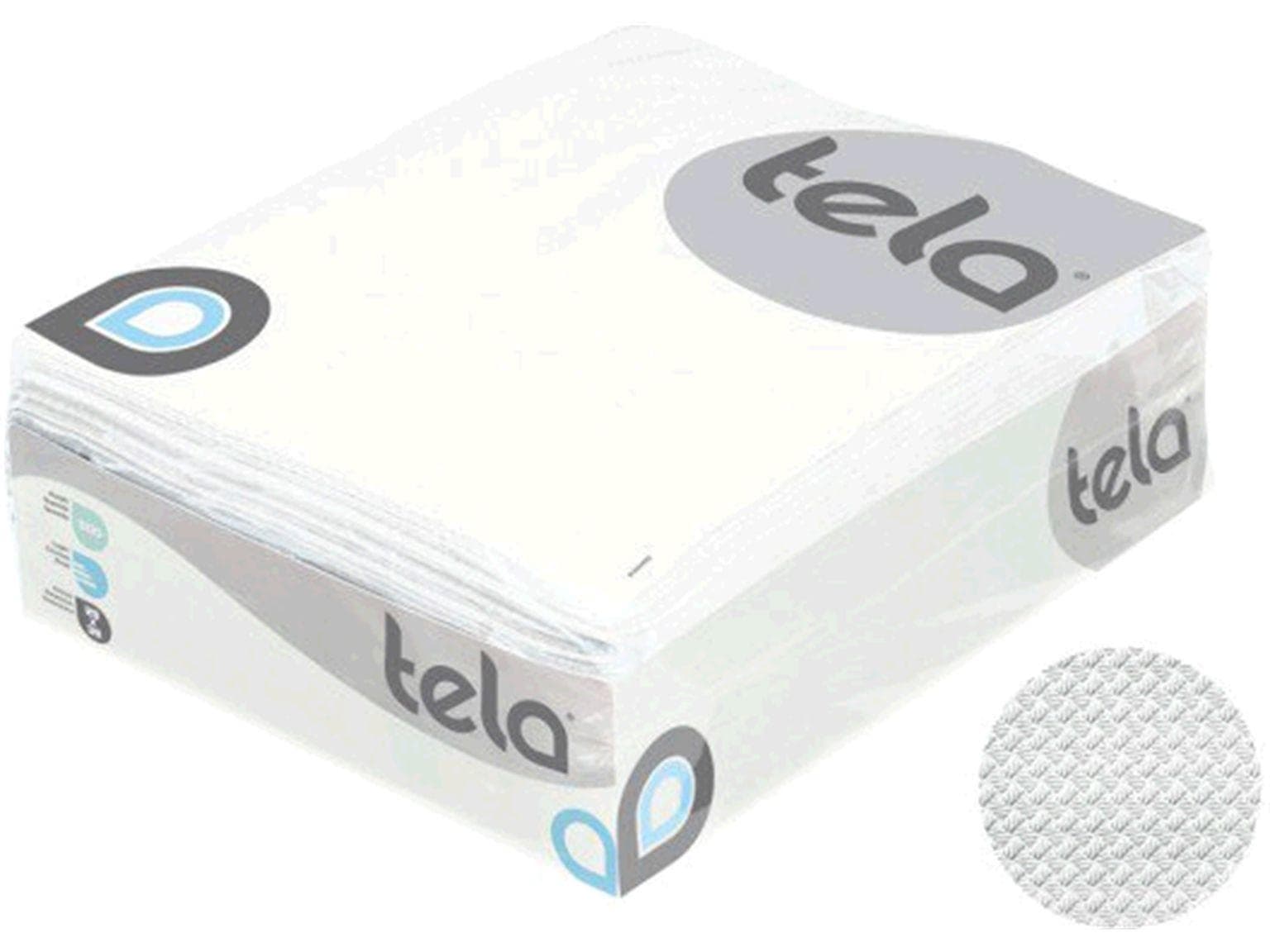 Tischset Tela Guestline 3-lagig 29 x 39 cm, weiss