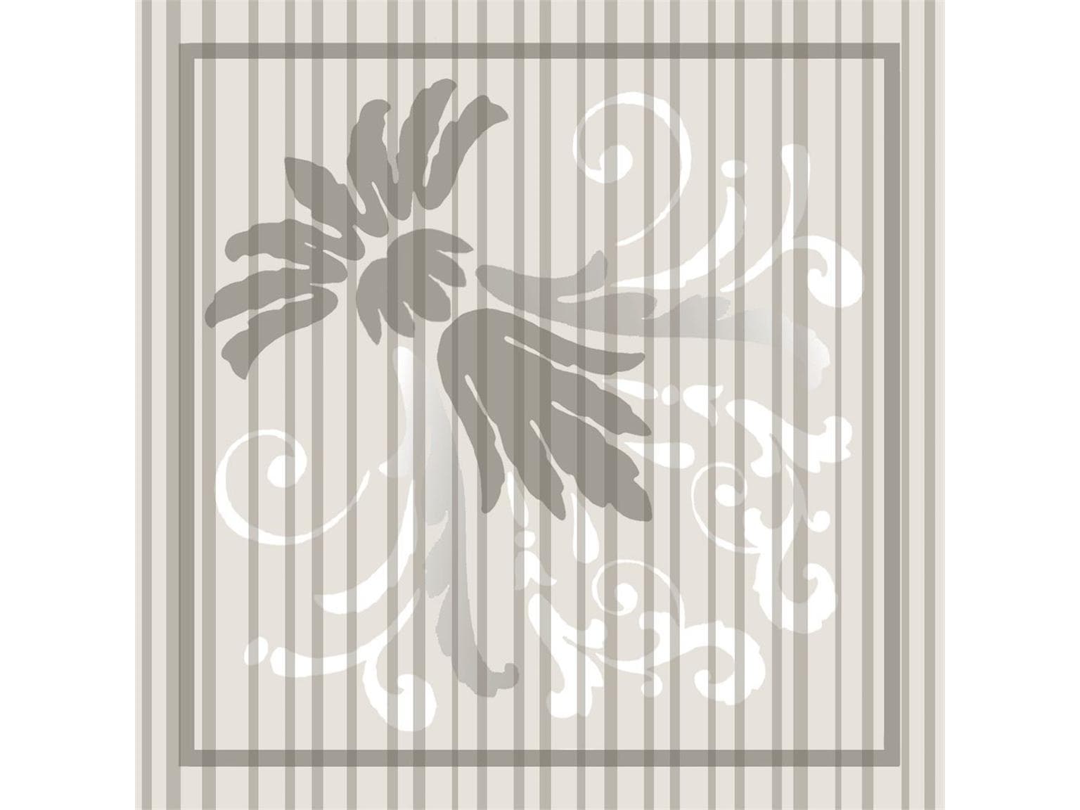 Tassenuntersetzer Tissue 9-lg, 90x90 mm, "LETIZIA" grau