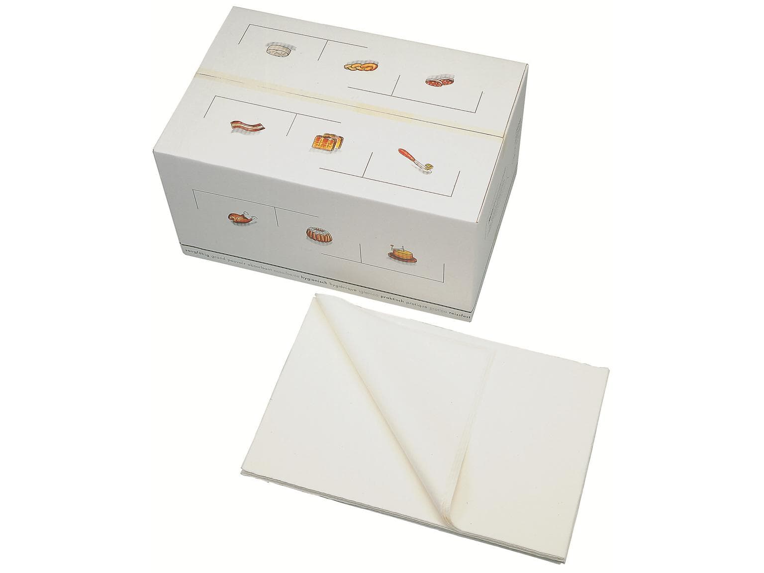 Putz- und Wischtuch Tela Gourmenta weiss 45 gm2, 38 x 58 cm