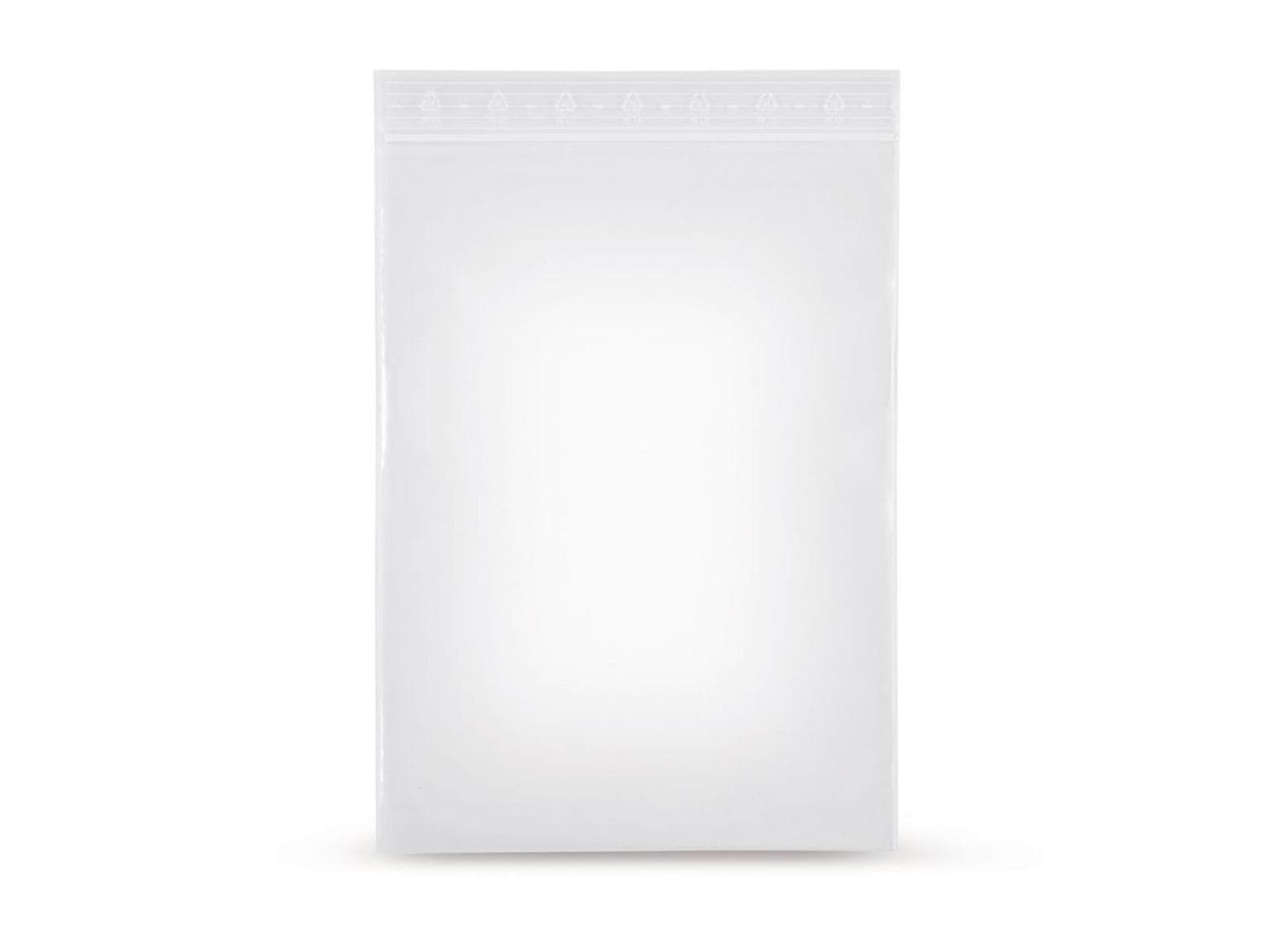 Druckverschlussbeutel LDPE, transparent 125 x 100 mm, 50 my