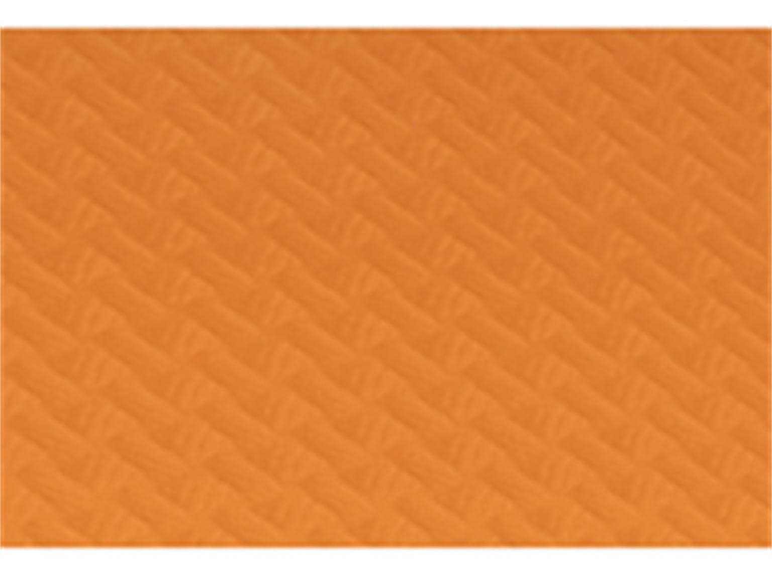 Tischset 1-lagig, 30 x 40 cm, orange geprägt, gerader Rand