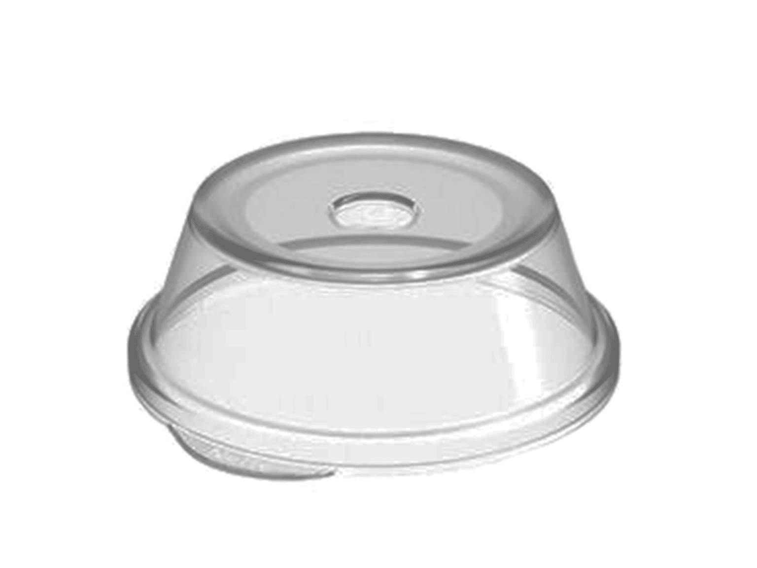 Dom-Deckel, Ø 90 mm, transparent Deckel aus Kunststoff