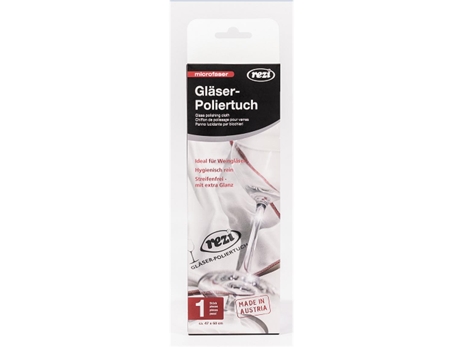 Microfaser Dekanter Premium, ca. 47x60cm elastisches Poliertuch, Premiumqualität