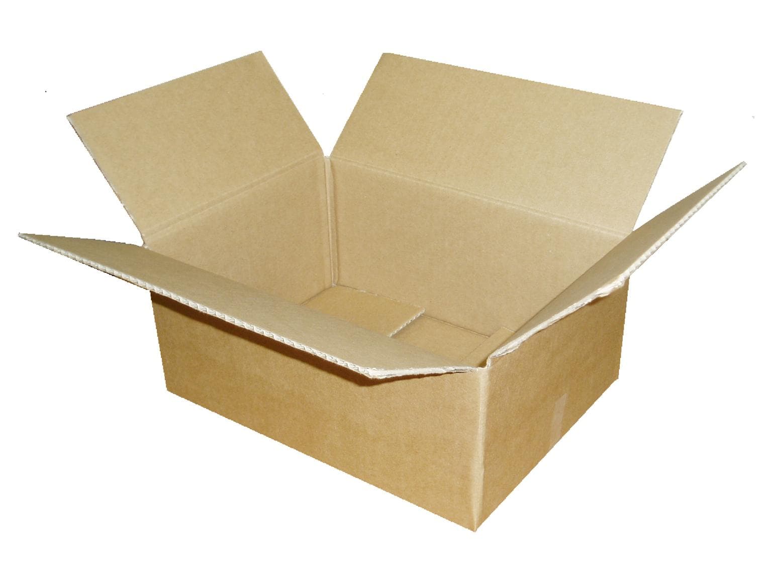 Faltboxen 387 x 387 x 385 mm, Fefco 0201 1-wellig