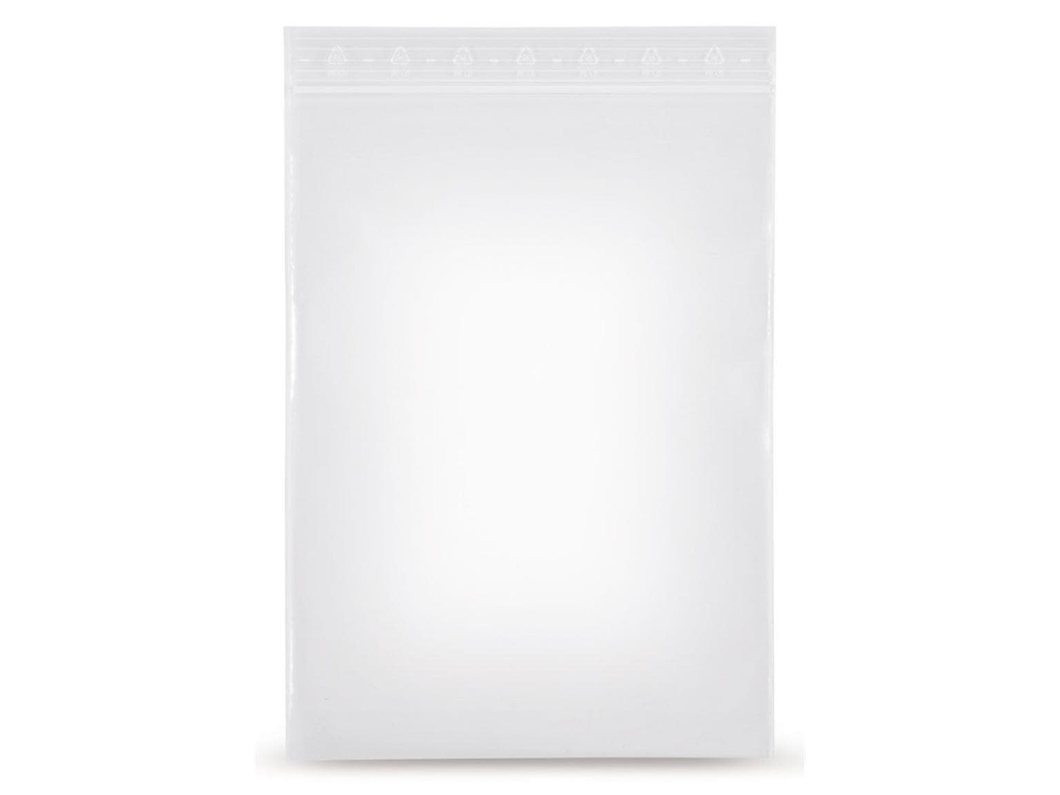 Minidruckverschlussbeutel 120 x 170 mm 0.09 mm, transp., ohne Beschriftungsfeld