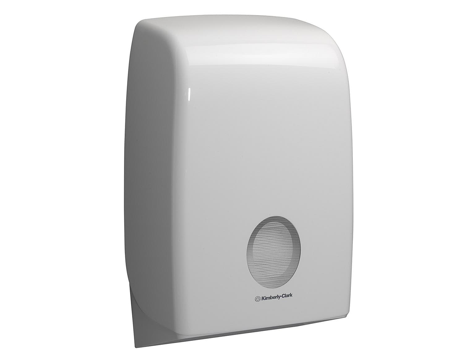 Falthandtuchspender Aquarius weiss H 39.9 x B 26.5 x T 13.6 cm, für Falt-