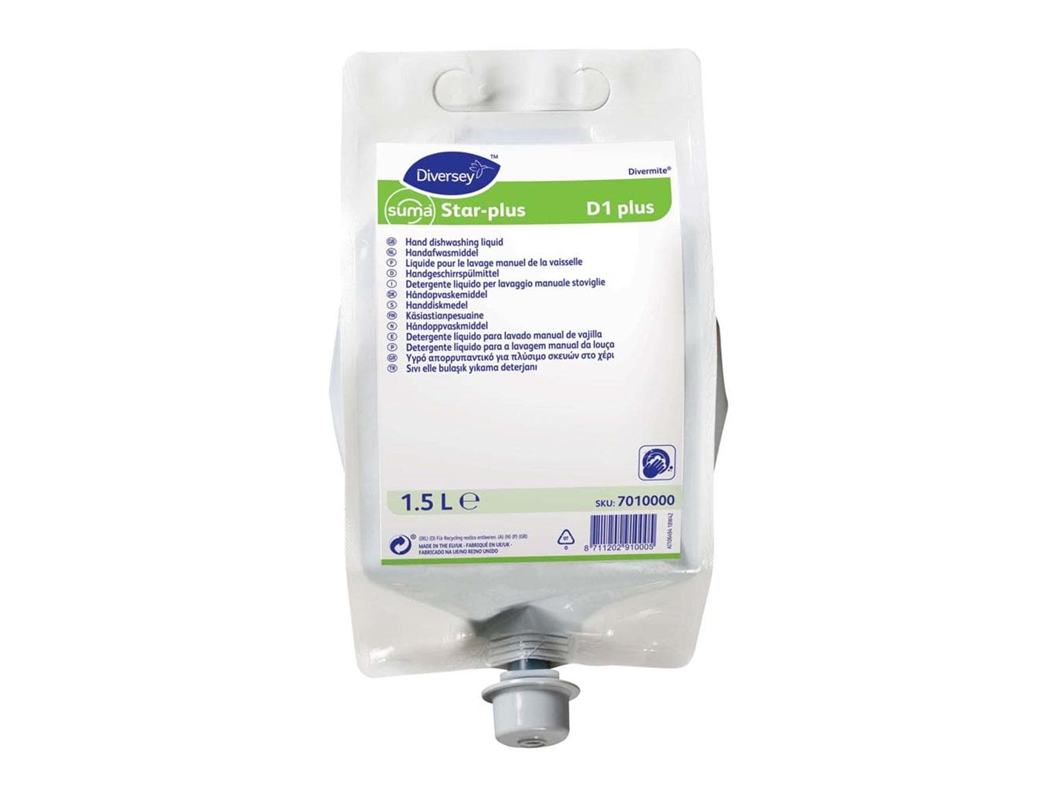 Abwaschmittelkonzentrat, flüssig SUMA Star plus D1-plus, 4x1.5L Btl.