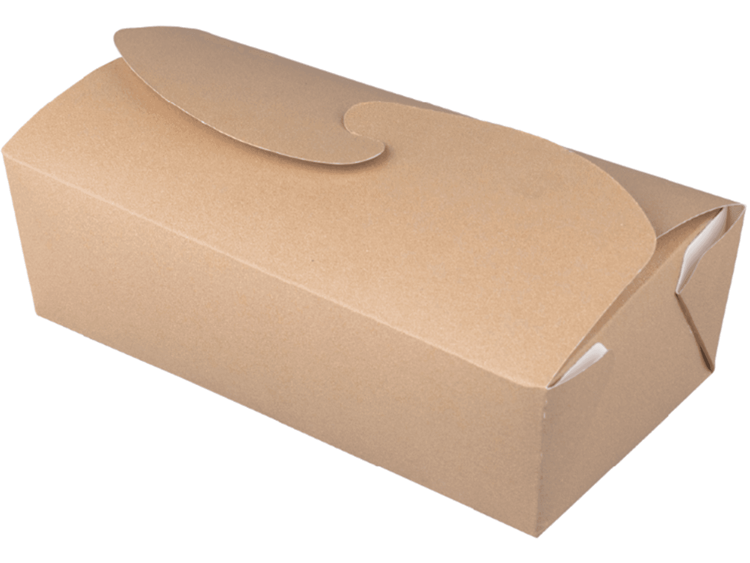 Backschale aus Ofenkarton braun, 750 gr, 160 x 80 x 120 mm