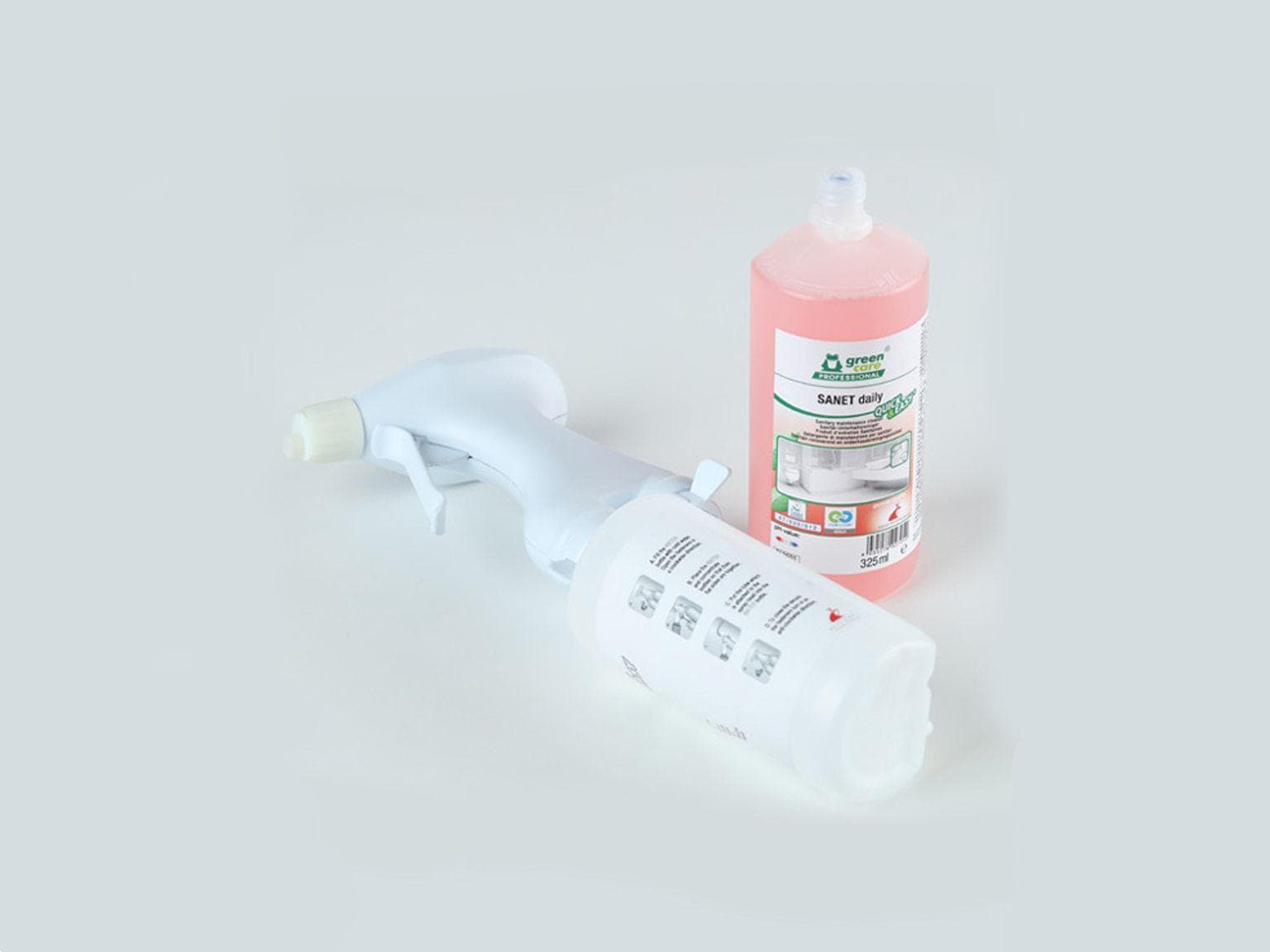 SANET daily, Sanitär-Unterhalts- reiniger mit Quick & Easy System