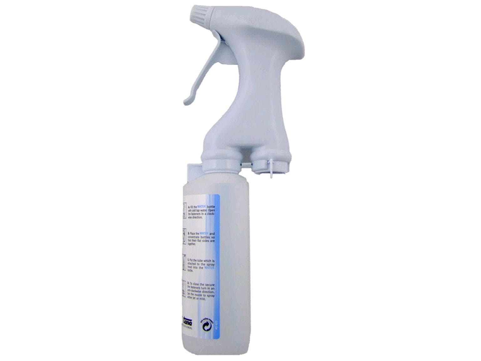 Quick & Easy Sprühköpfe mit 1 Leerflasche für Wasser zum