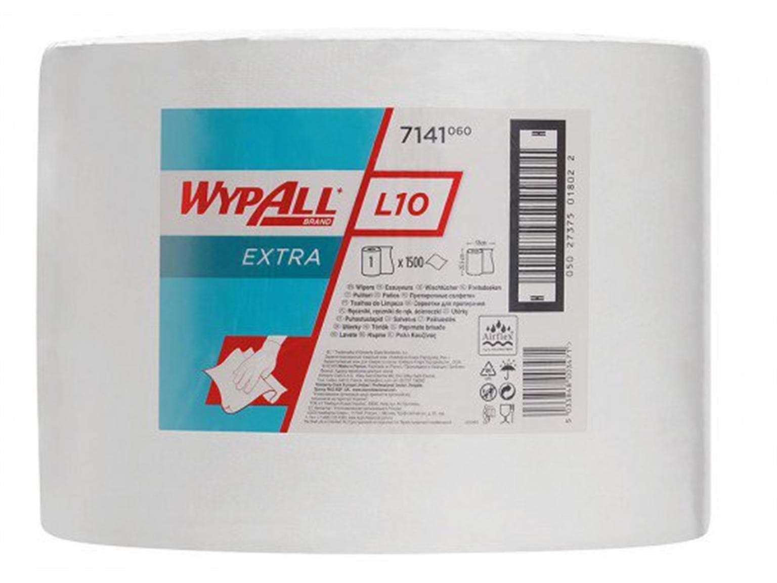 Putztuchrollen Wypall L20 weiss 1-lagig 38 x 23.5 cm, Rolle à 1500 Tücher