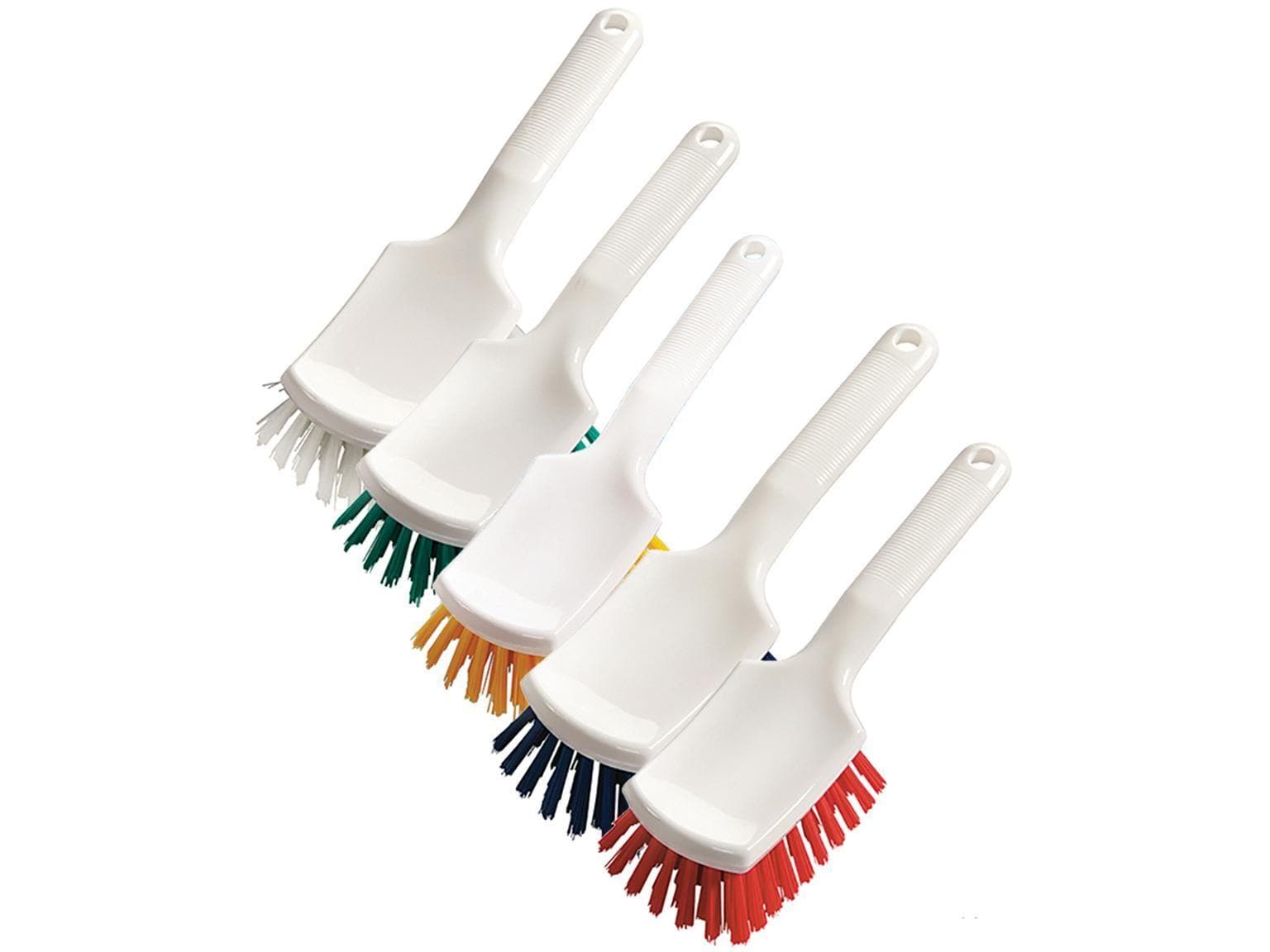 Handbürste mit kurzem Stiel, hart, rot, TASKI