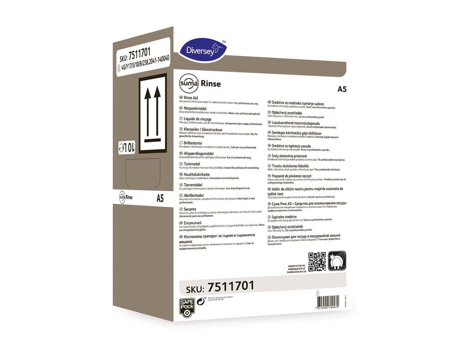 Glanztrockner TASKI Rinse A5, 10L Safepack