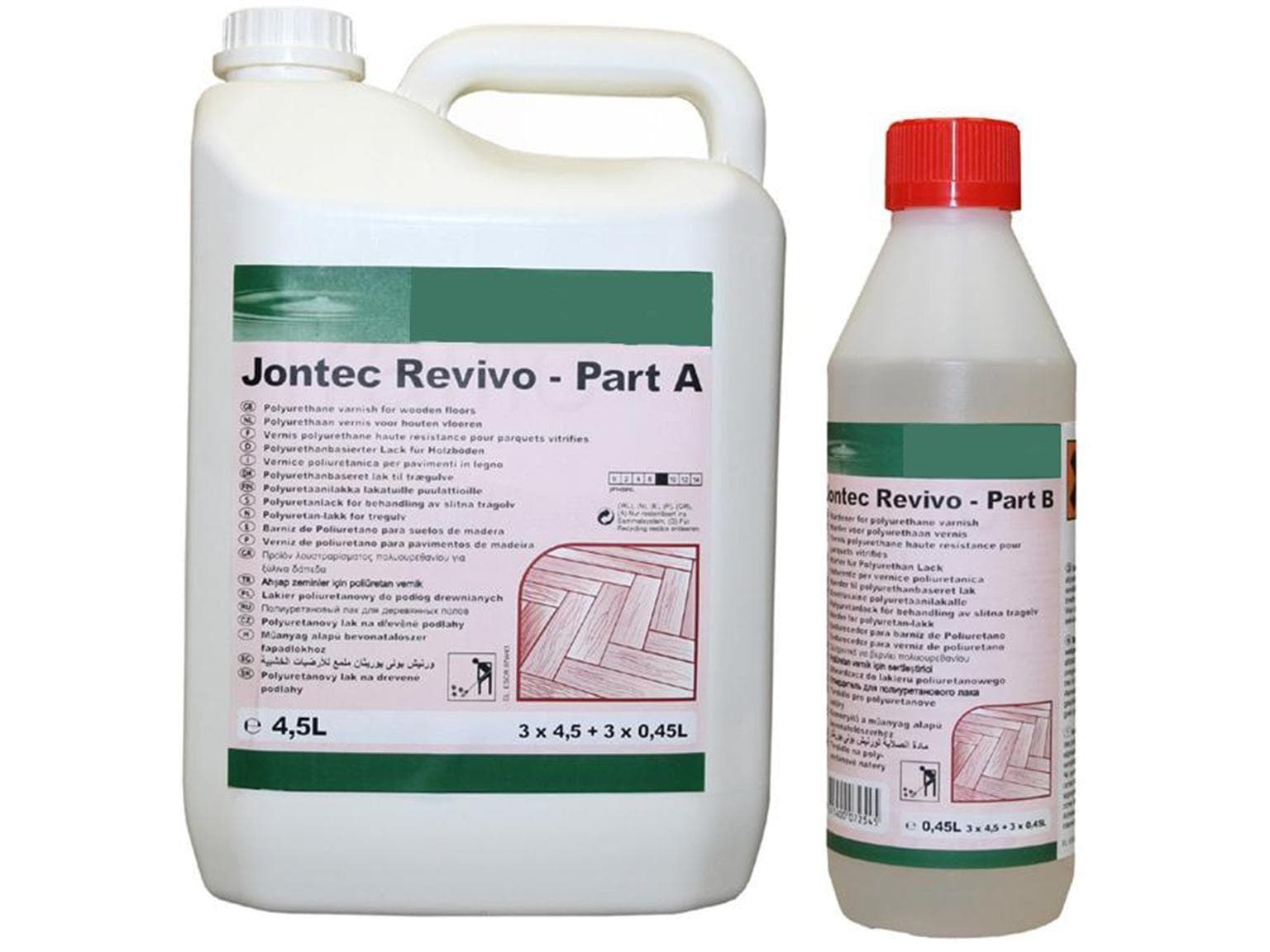 TASKI Jontec Revivo, Polyurethanlack für Fussbodenbeläge, 2-Komponent Siegel